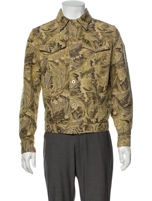 Loewe x William Morris Printed Trucker Jacket Yell