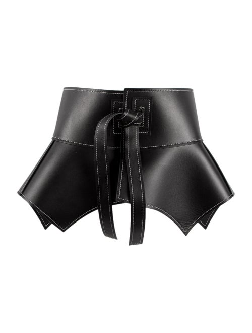 Loewe Leather Obi Belt Black