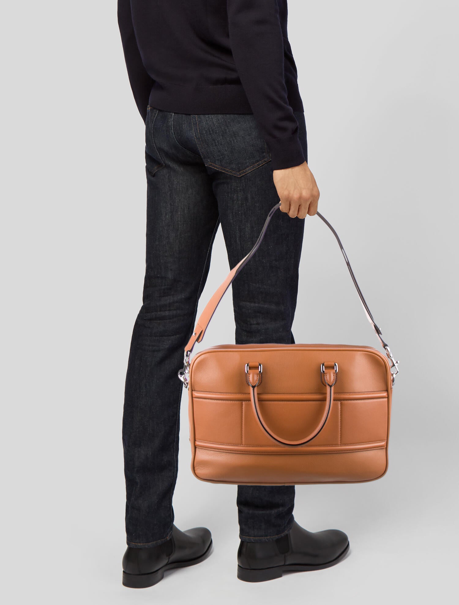 Loewe XCross Travel Folder Briefcase Brown Briefcases, Bags