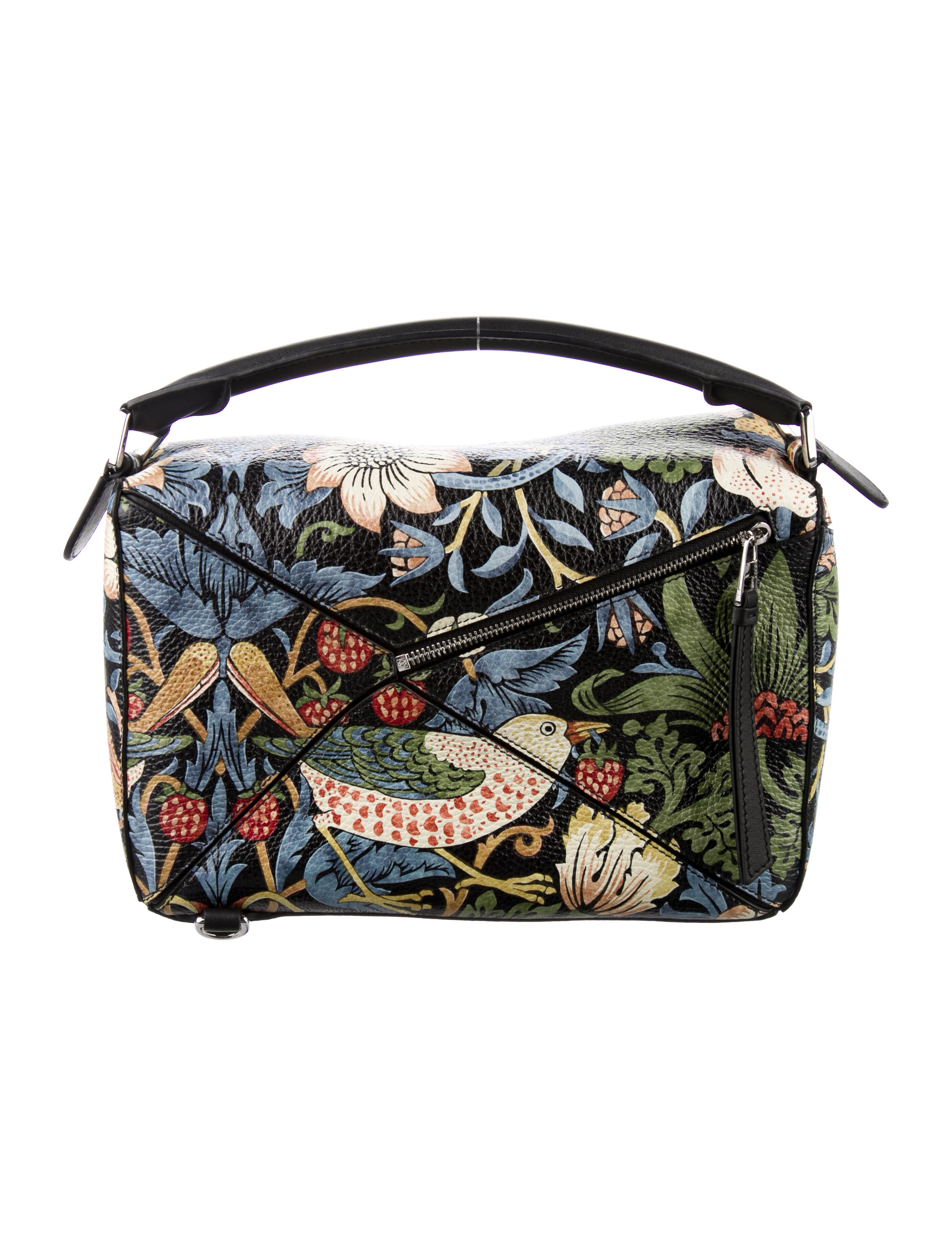 ルミスパ Loewe x William Morris Forest Puzzle Bag - Black Handle Bags