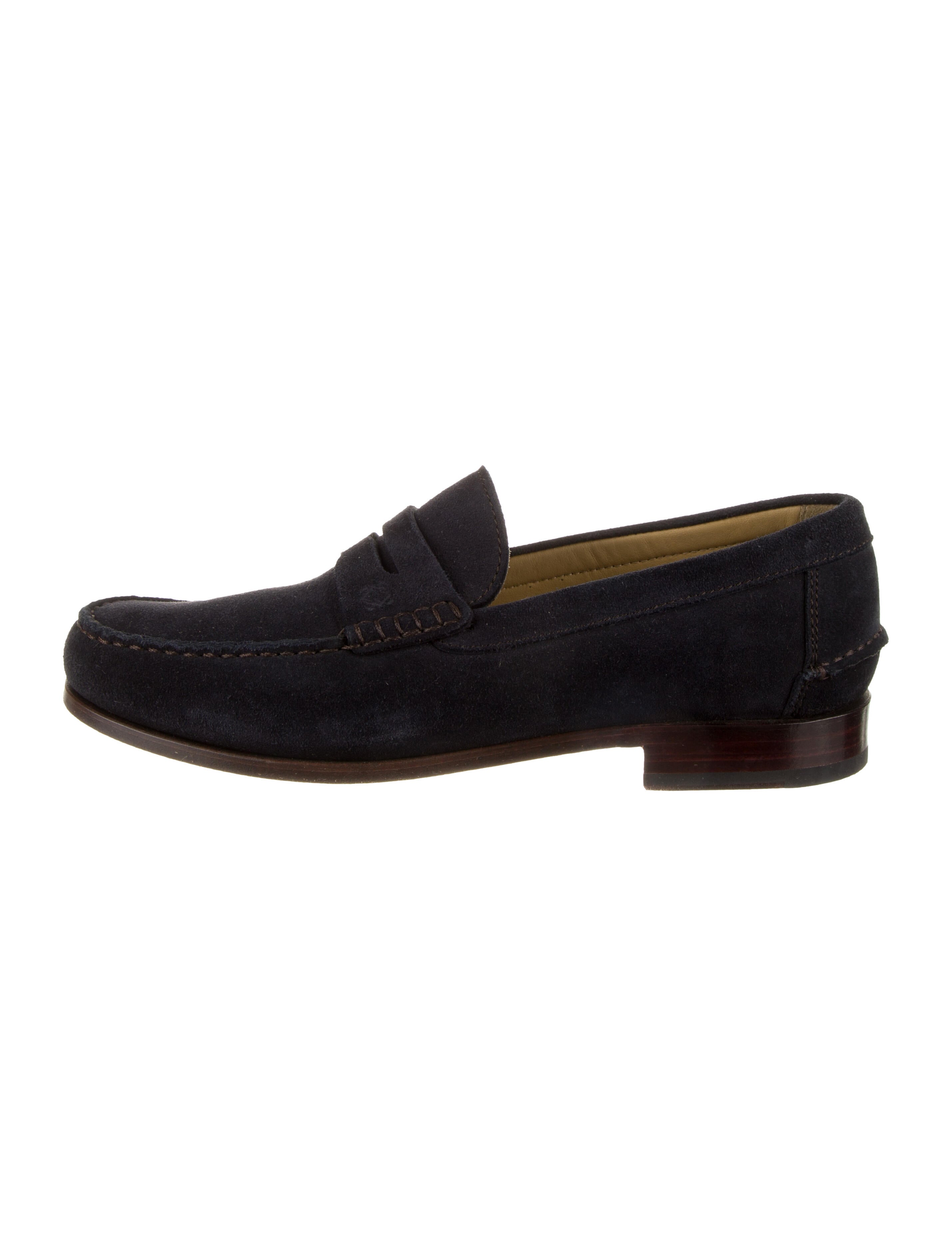 Loewe Suede Loafers Blue Loafers, Shoes LOW42298 The RealReal