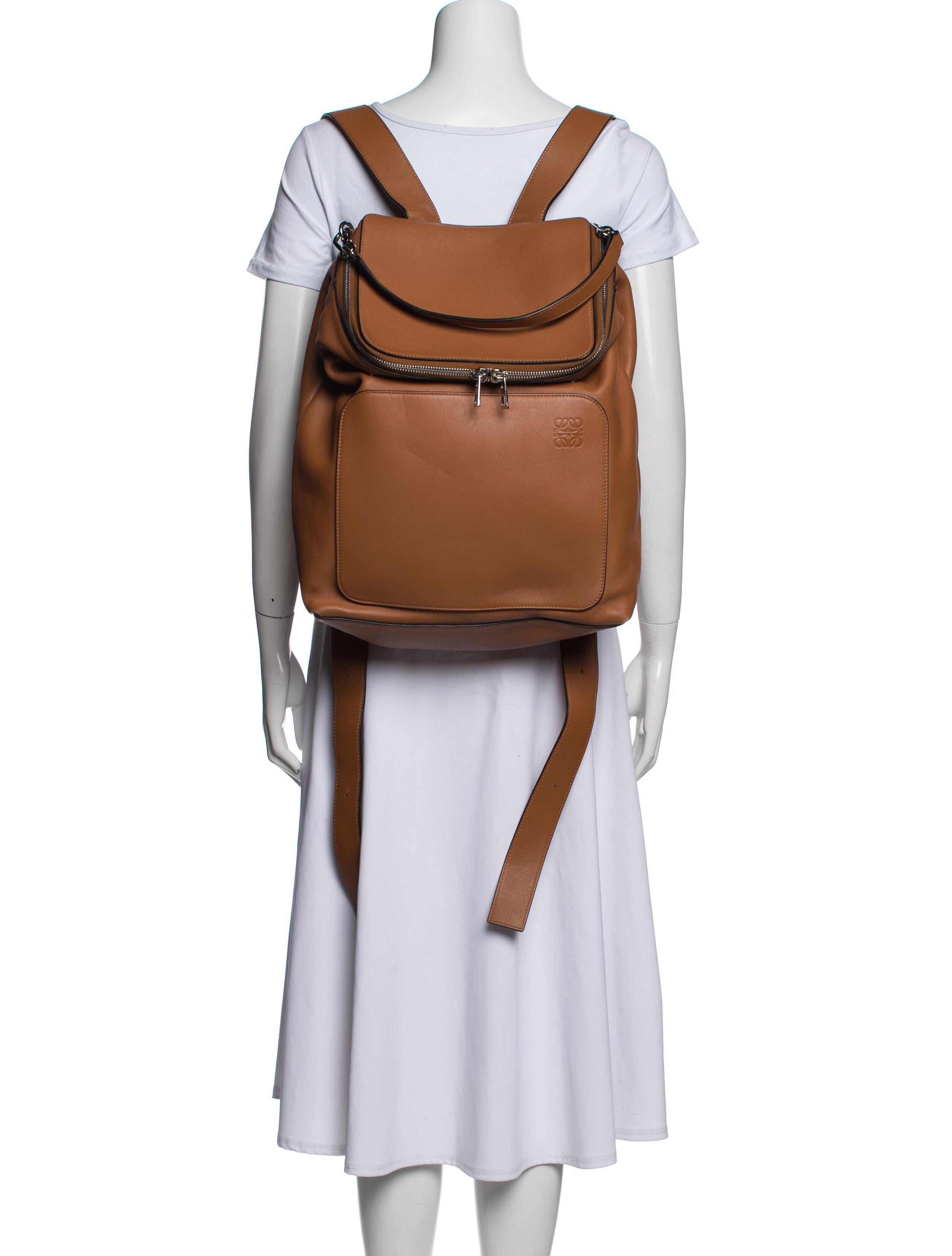 Loewe Goya Backpack - Brown Backpacks, Handbags - LOW43310 | The