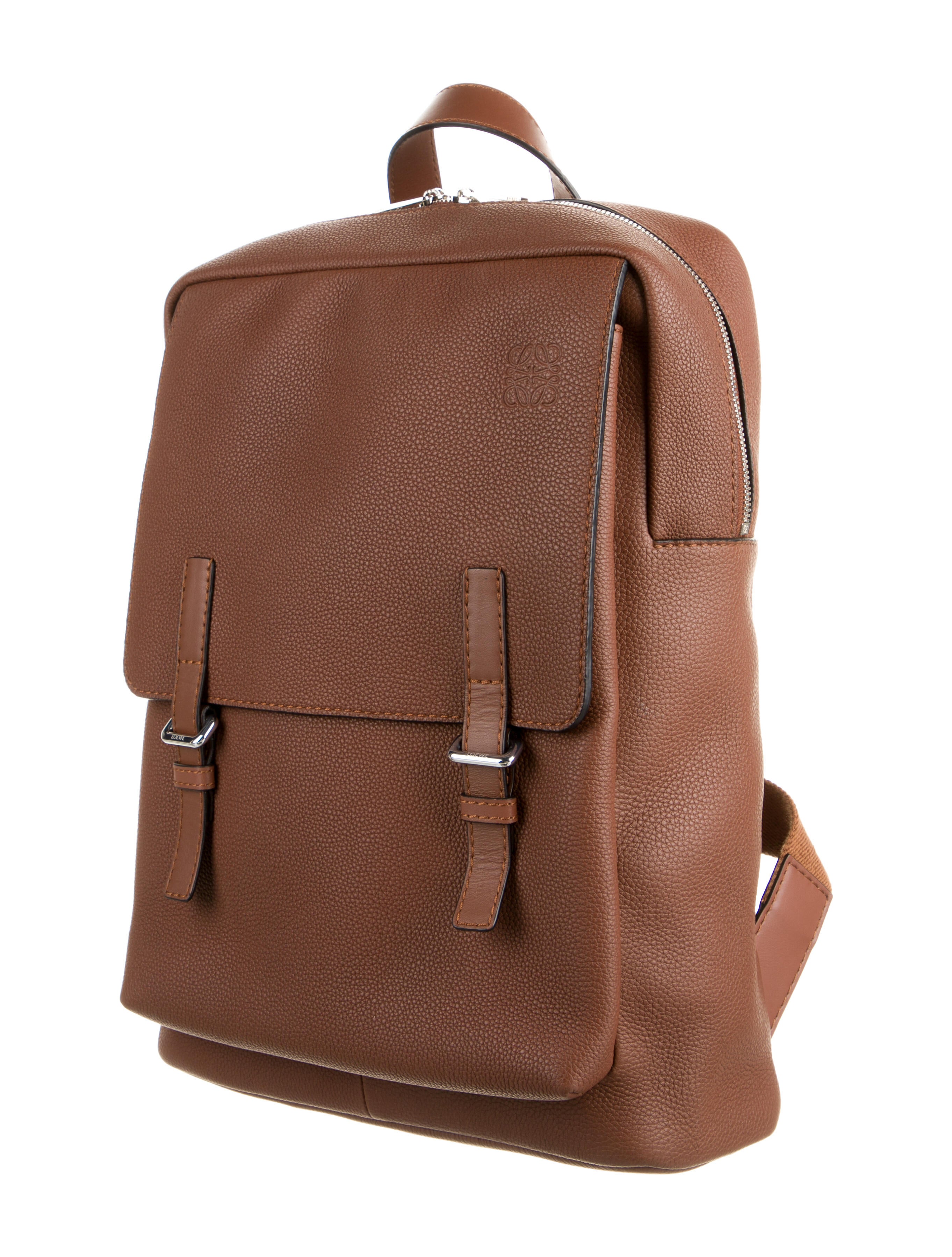 Loewe Military Backpack Brown Backpacks, Bags LOW43645 The RealReal