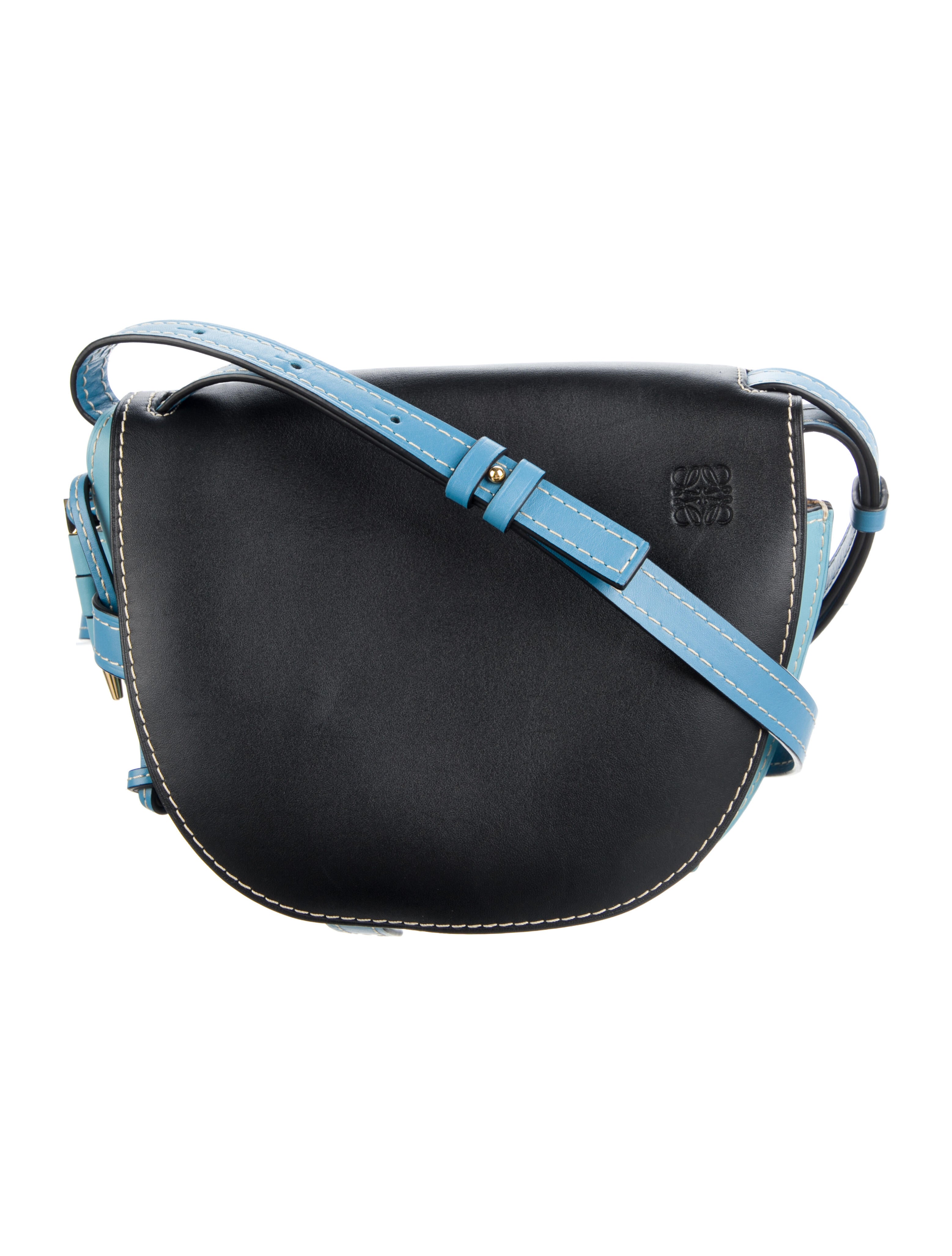 Loewe Tricolor Gate Crossbody Bag Black Crossbody Bags, Handbags