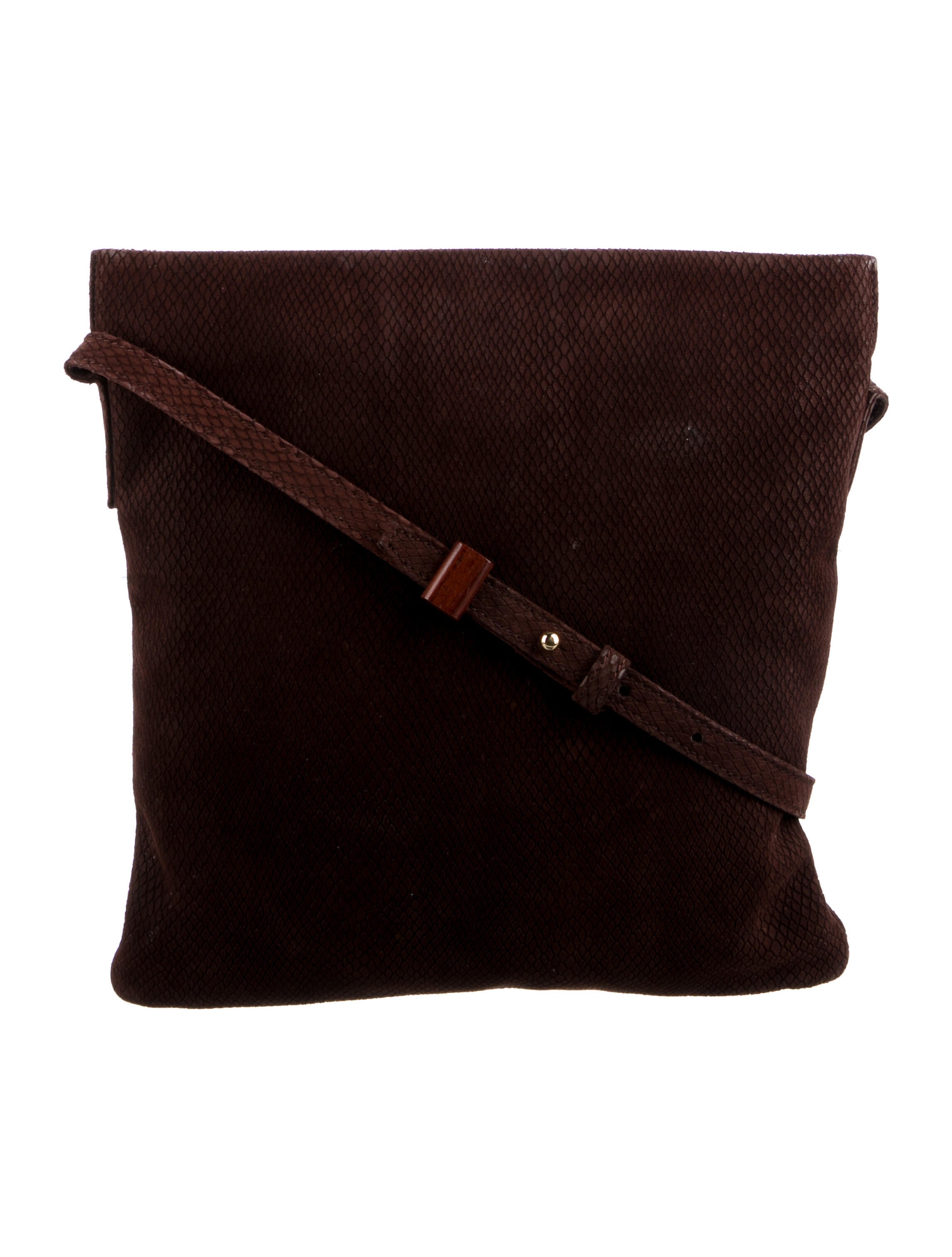 Loewe Vintage Suede Shoulder Bag Brown Shoulder Bags, Handbags