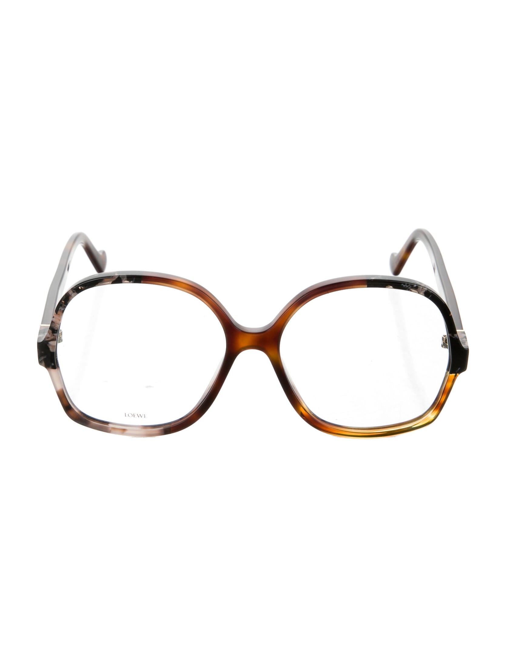 Christian Dior Oversize Eyeglasses Metallic Eyeglasses, Accessories