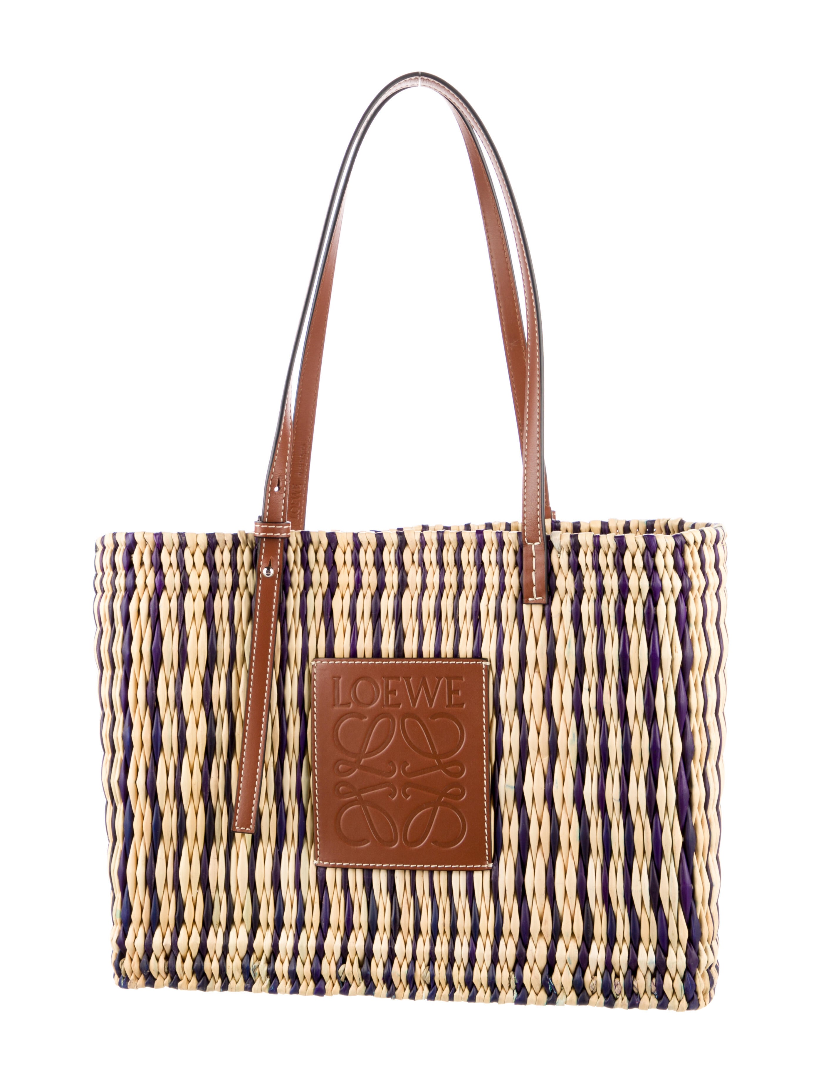 Loewe Small Square Basket Bag Neutrals Totes, Handbags LOW47437