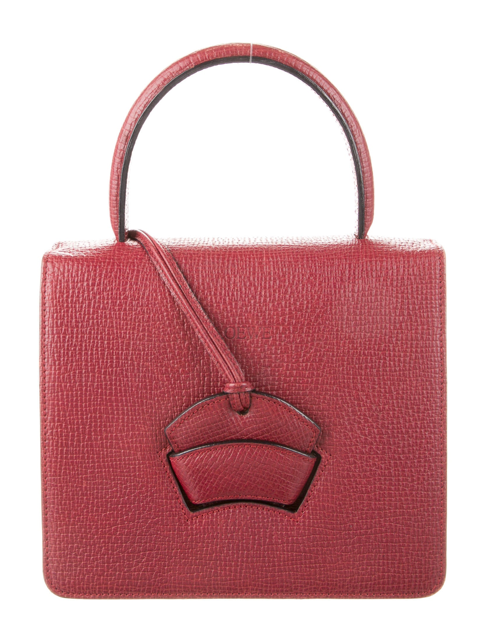 Loewe Barcelona Top Handle Bag Red Handle Bags, Handbags LOW47827