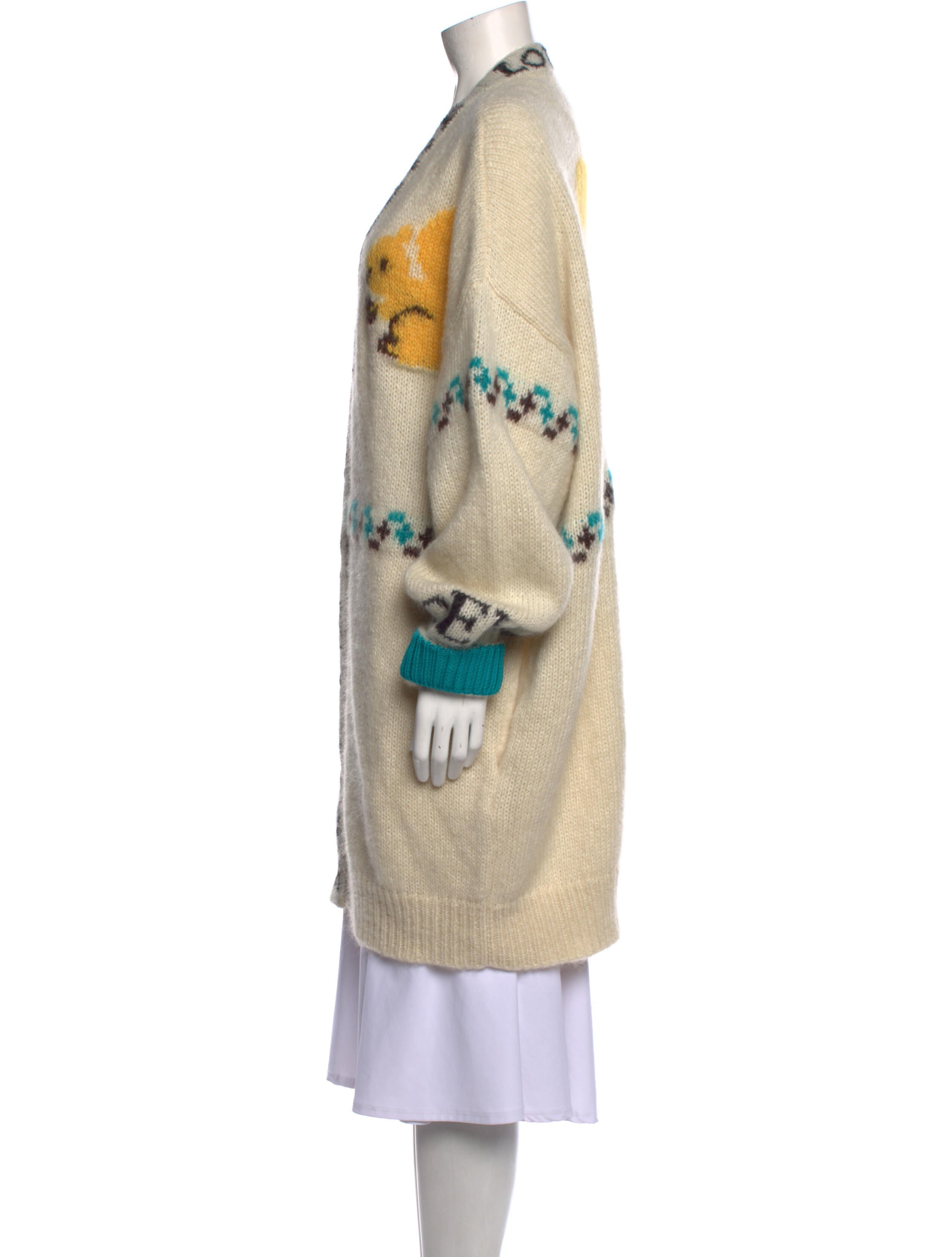 Loewe Oversized Squirrel Intarsia Mohair Mohair Sweater