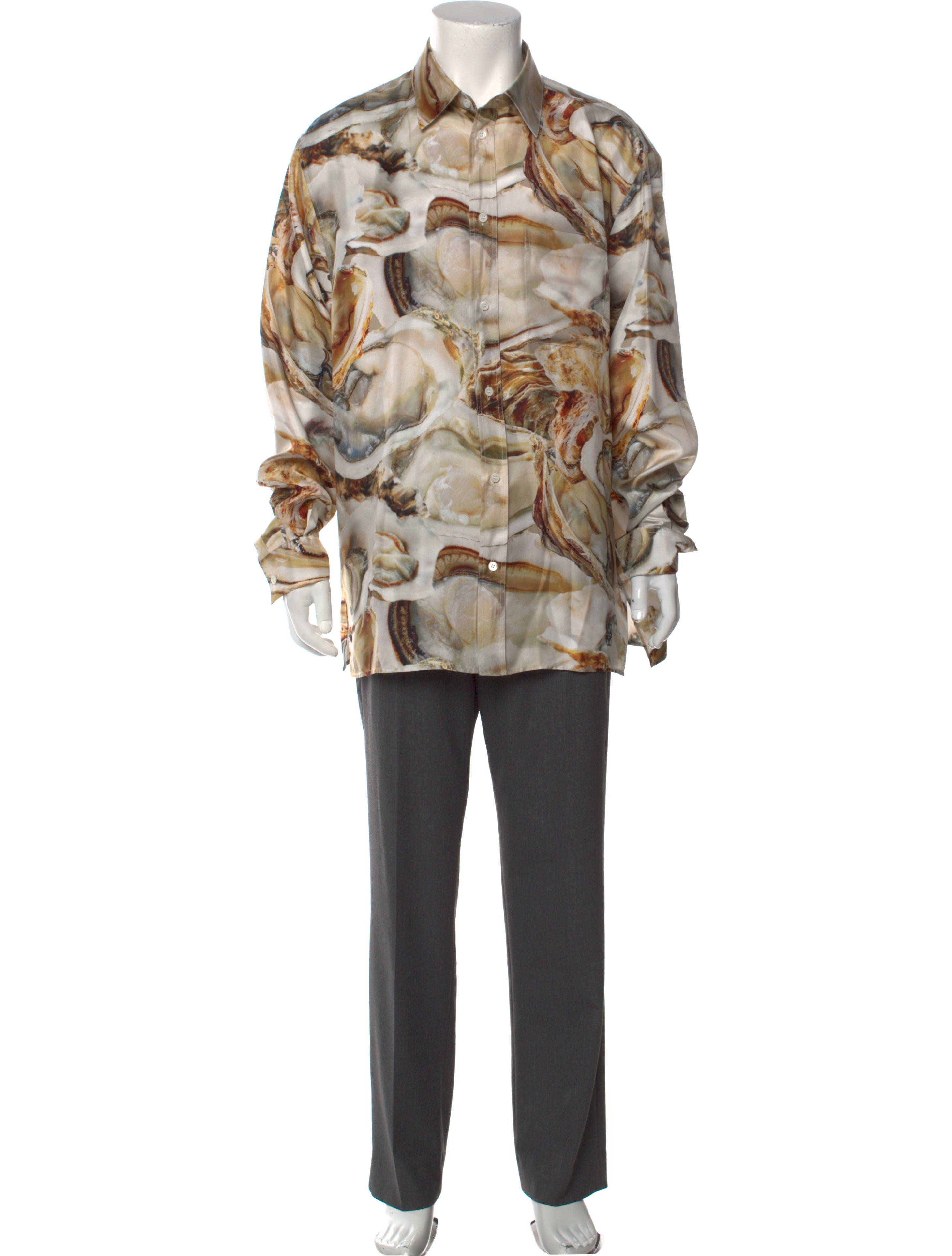 Loewe 2022 Oyster Shirt - Neutrals Casual Shirts, Clothing