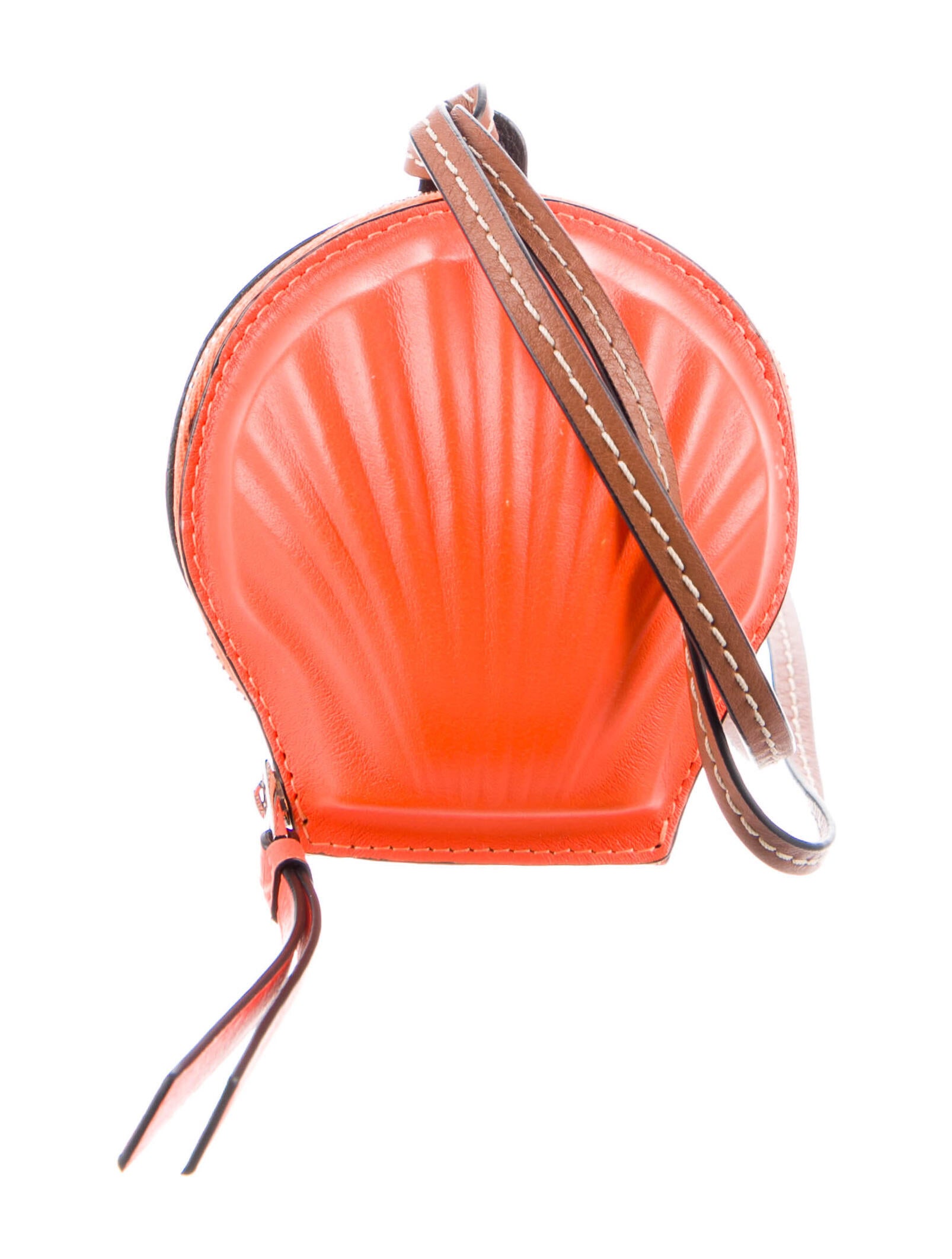 ロエベ　drawstring pouch shell small Loewe Mini Shell Pouch - Orange Mini Bags, Handbags