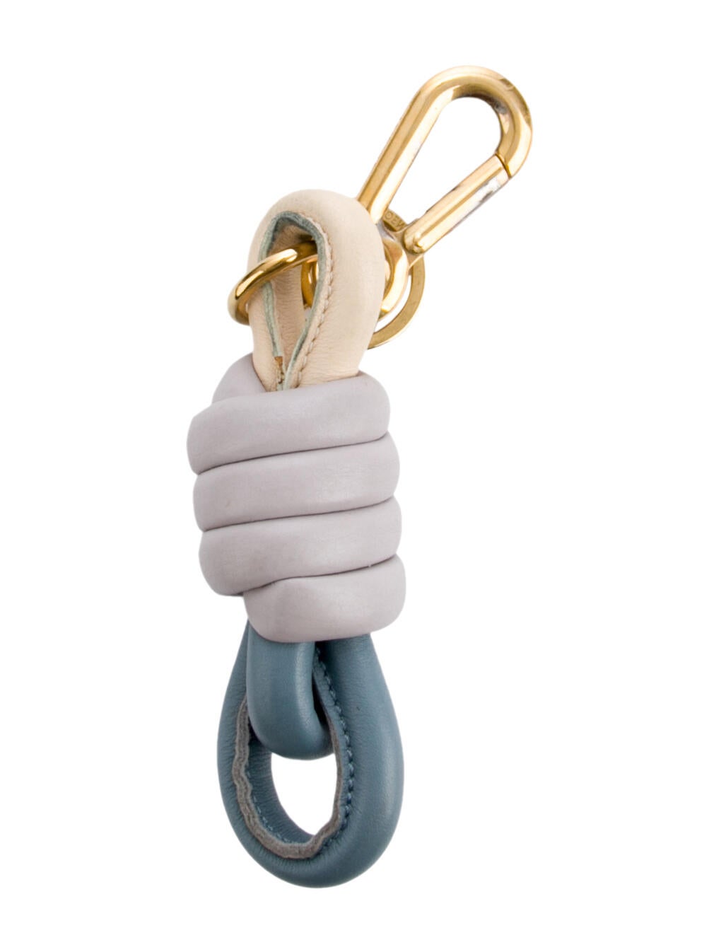 Loewe Tied Knot Keychain Grey Keychains, Accessories LOW51949 The