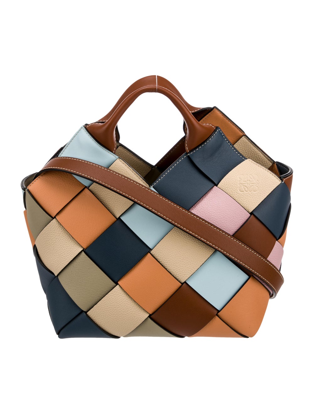 Loewe Small Surplus Woven Basket Bag Gem