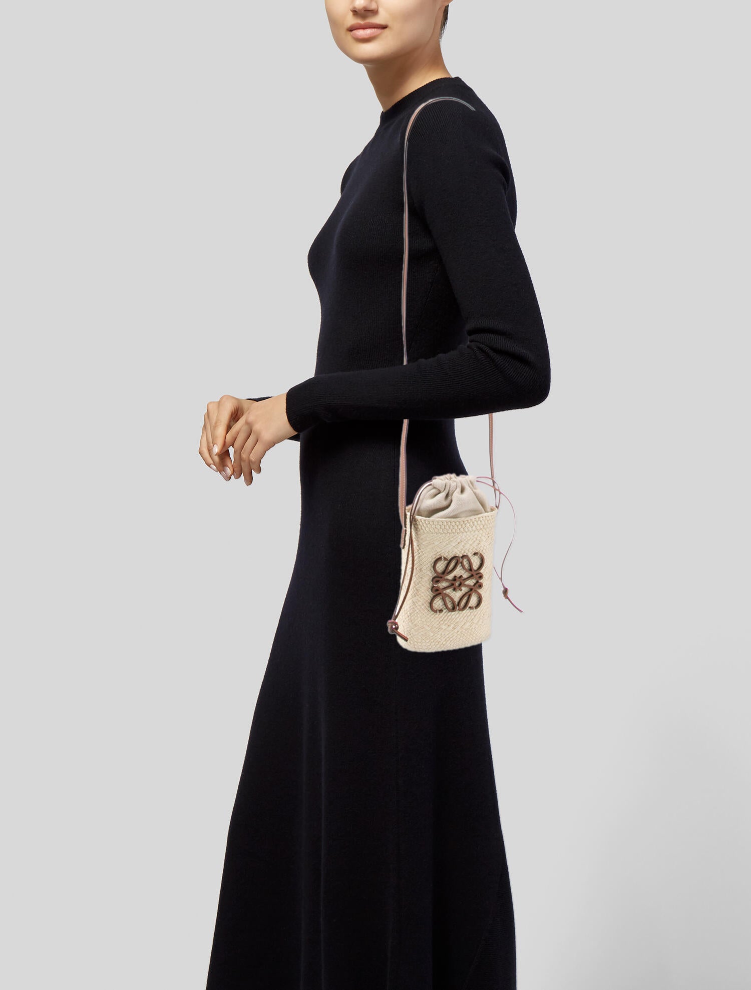 【SALE】 LOEWE PAULA'S IBIZA スクエア ポケット 0400022810922_NATURALMULTICOLO