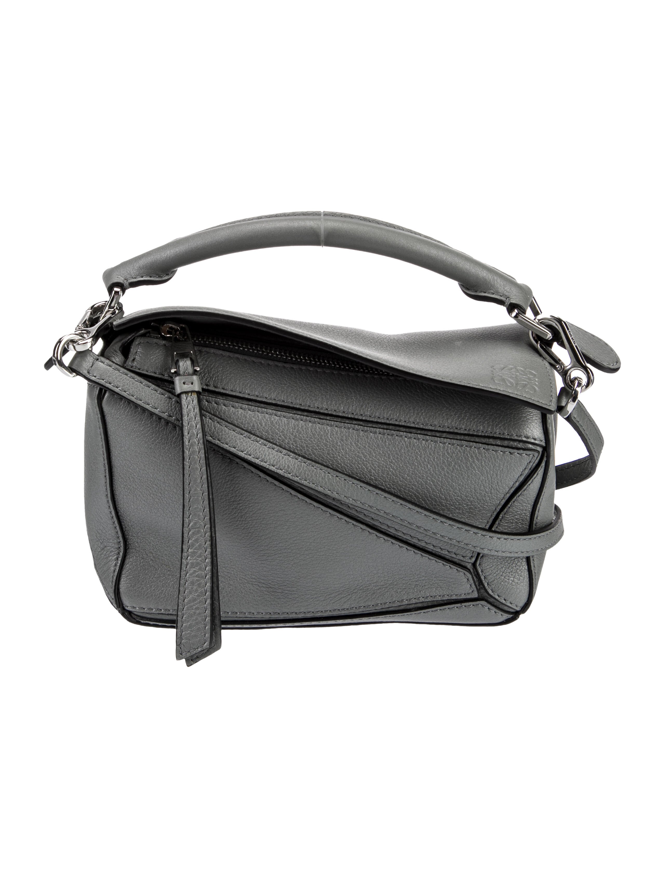 Loewe Mini Puzzle Bag Brown Crossbody Bags, Handbags LOW55832 The