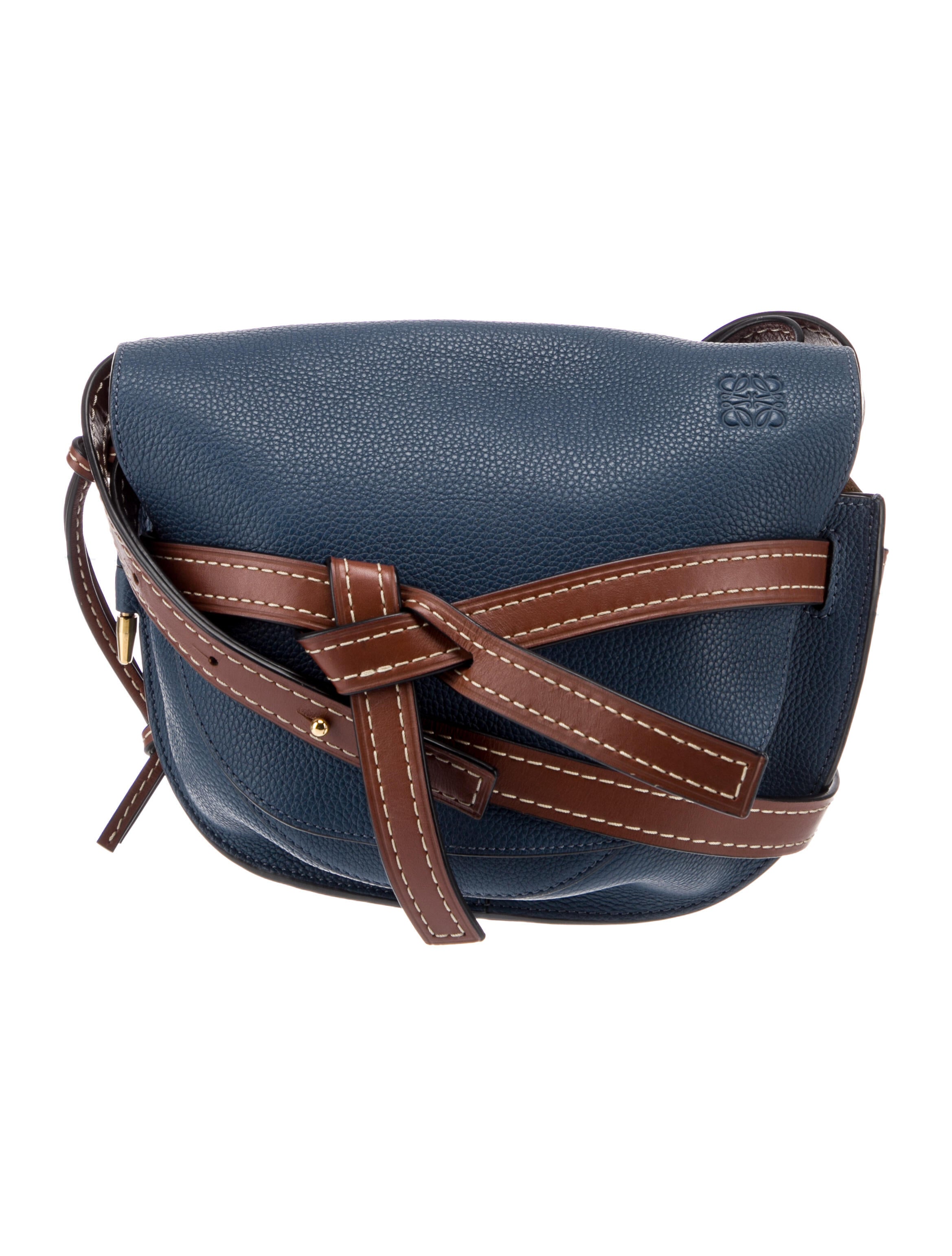 Loewe Gate Crossbody Bag Blue Crossbody Bags, Handbags LOW56452