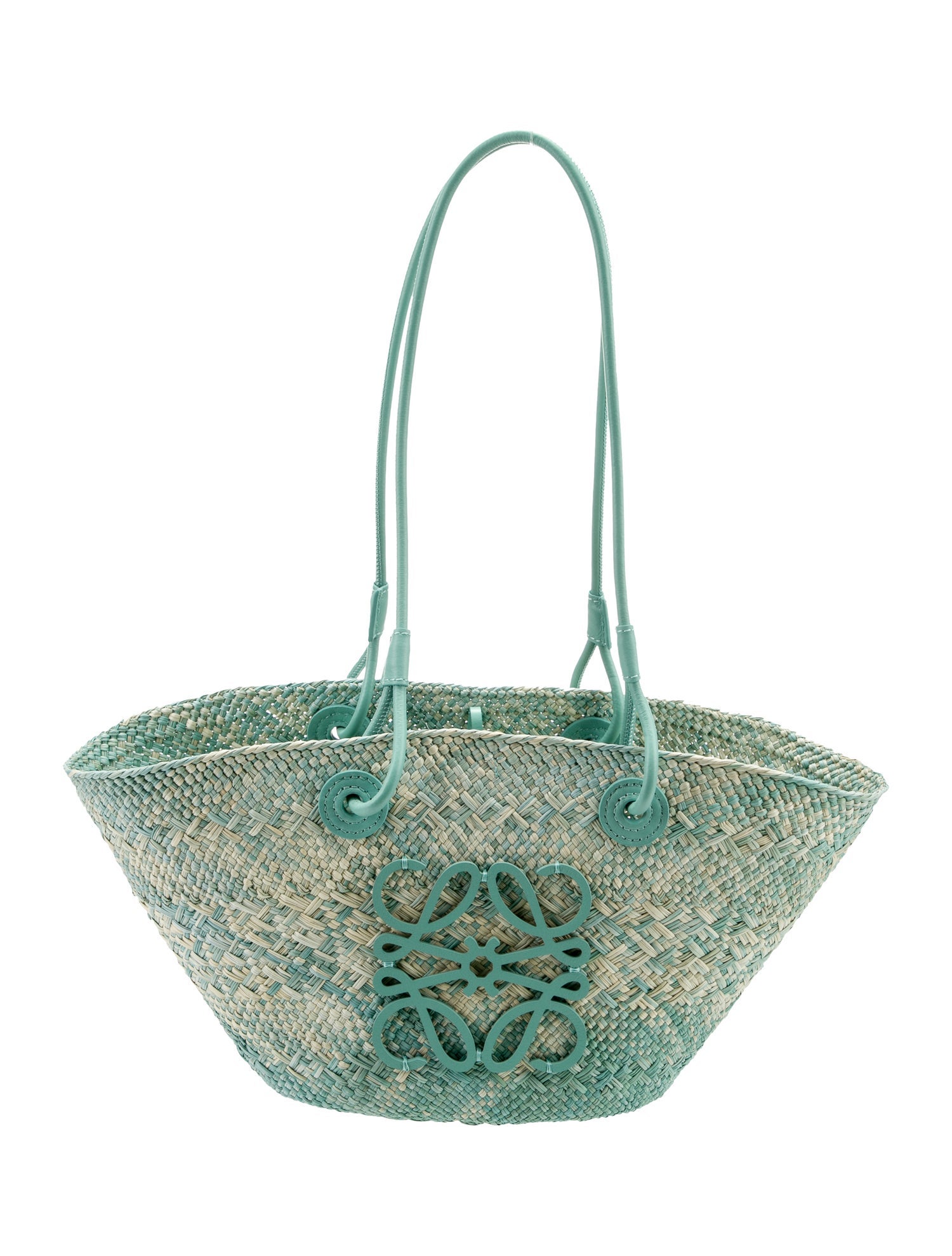 Loewe Paula's Ibiza 2023 Small Anagram Basket Bag - Blue