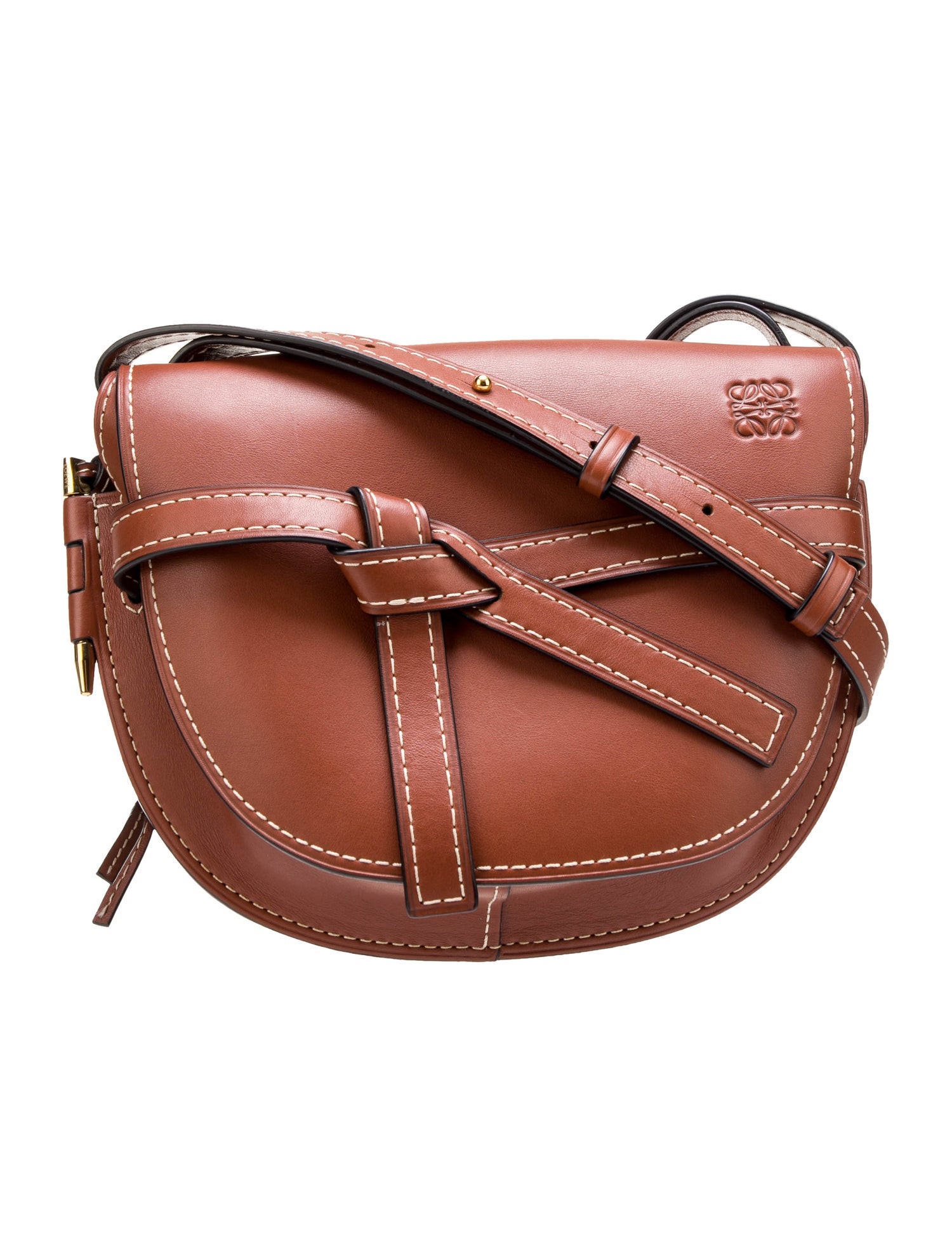 Loewe Gate Bag Brown Crossbody Bags, Handbags LOW57650 The RealReal