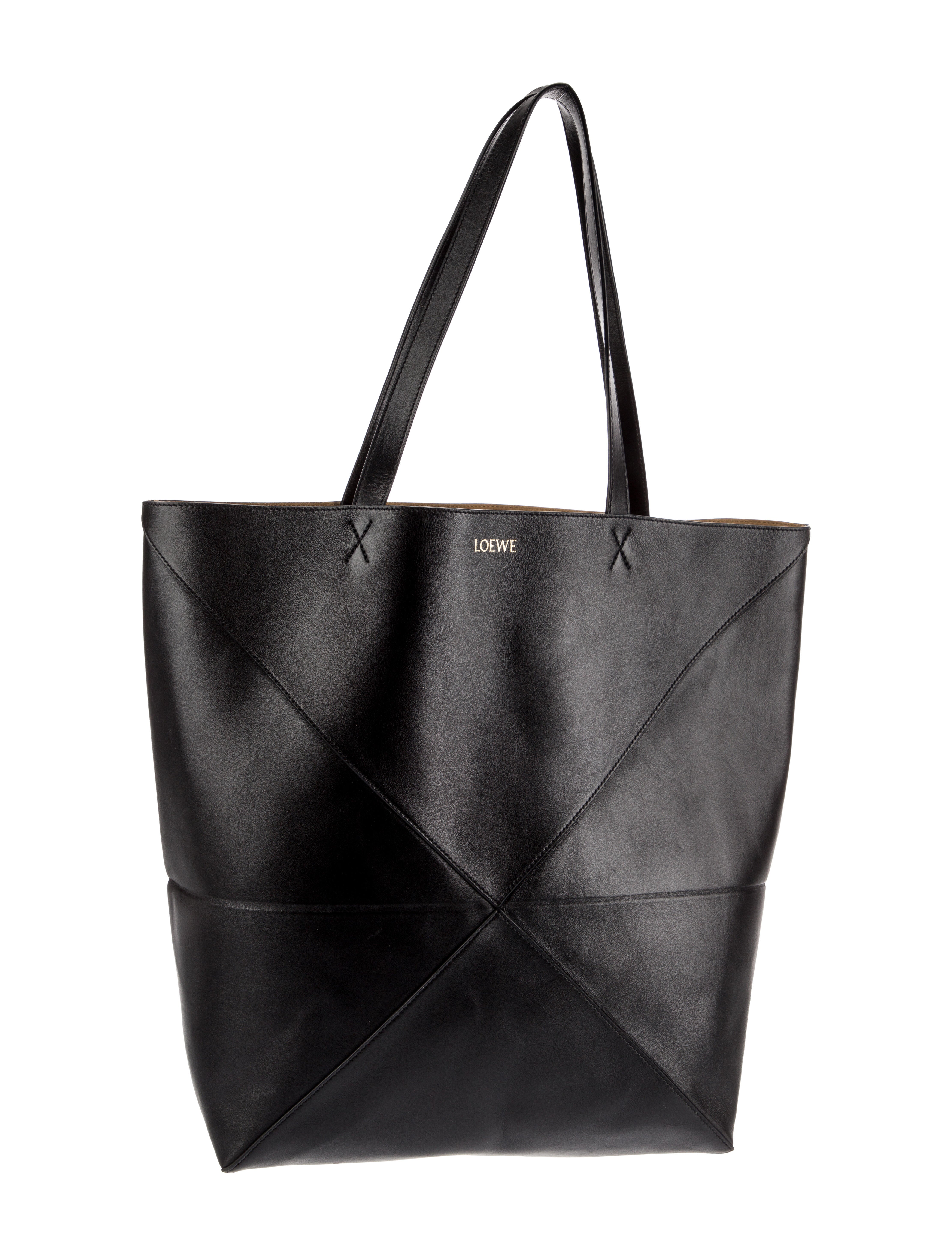 Loewe 2023 Medium Puzzle Fold Tote Brown Totes, Handbags LOW56178