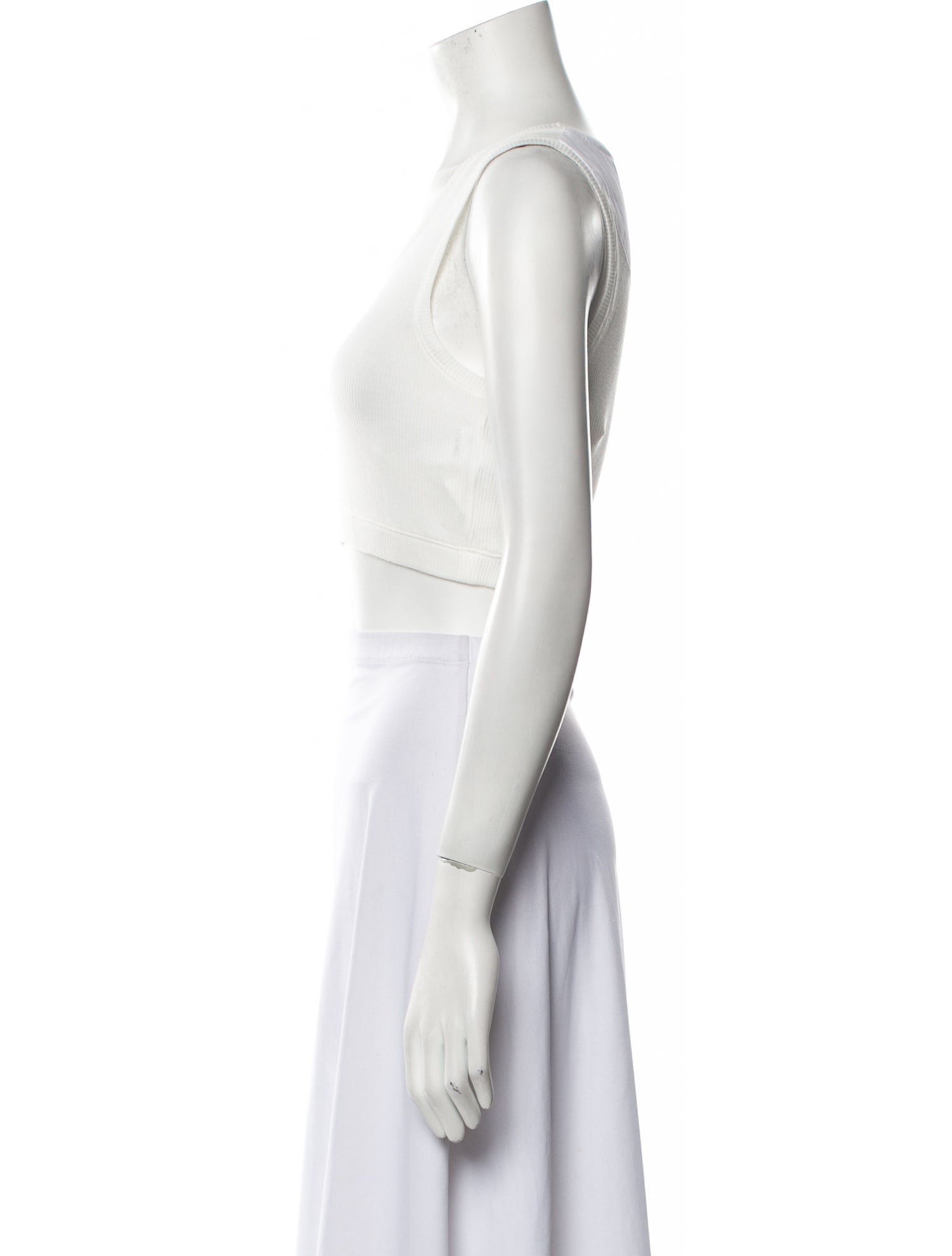 Loewe Graphic Print Scoop Neck Crop Top