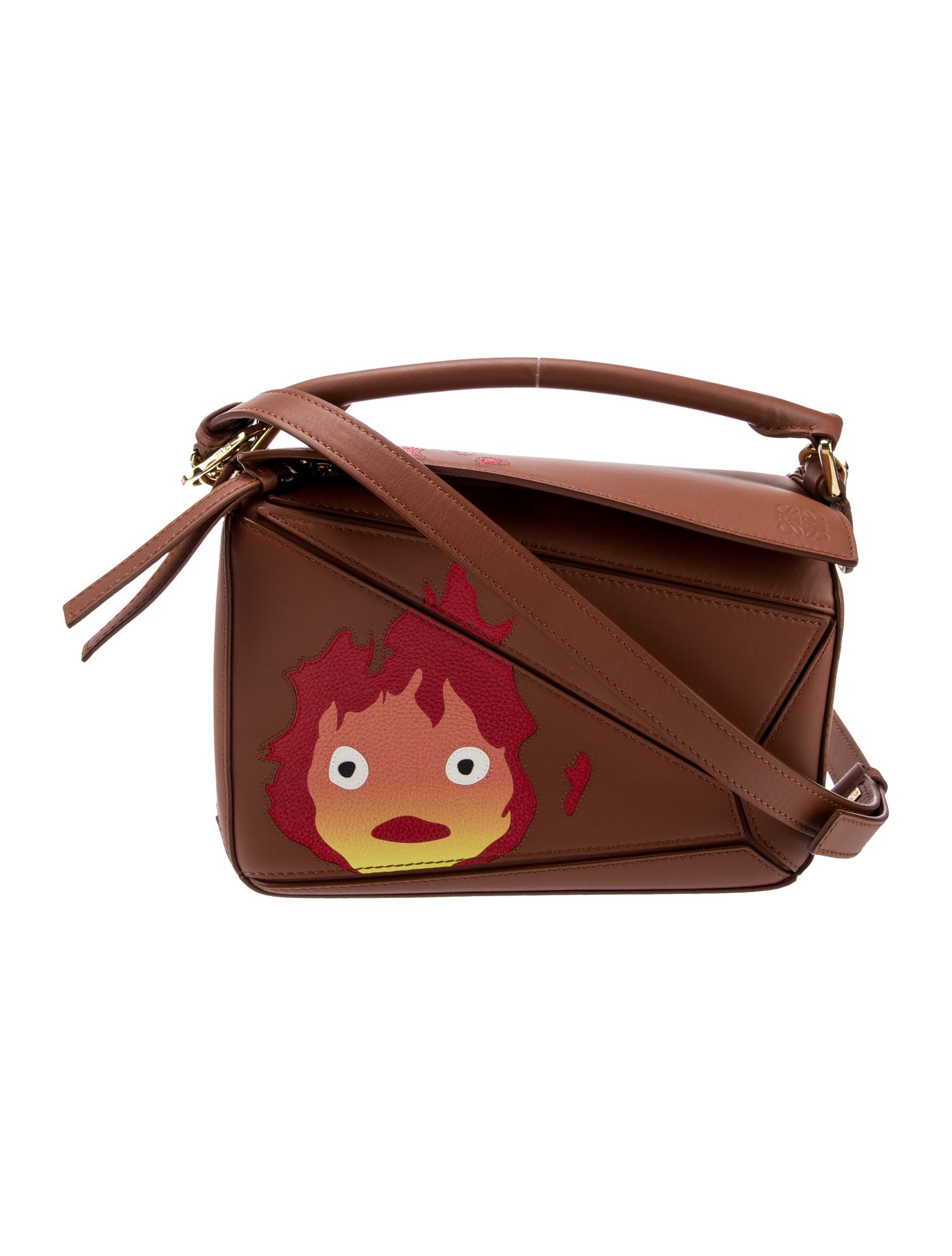 Loewe x Studio Ghibli Howl's Moving Castle Calcifer Puzzle Bag