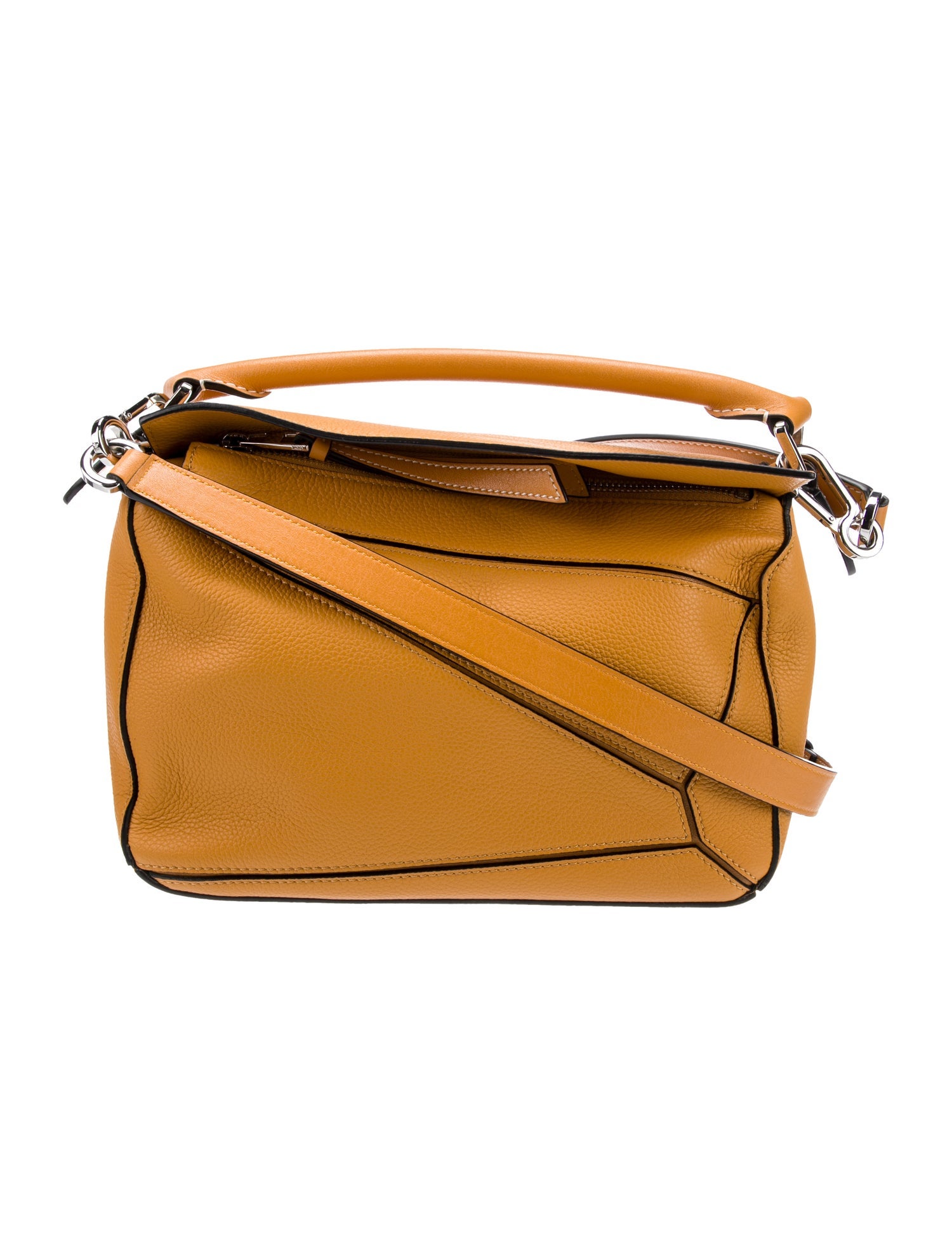 Loewe Puzzle Bag Neutrals Handle Bags Handbags LOW62873 The RealReal