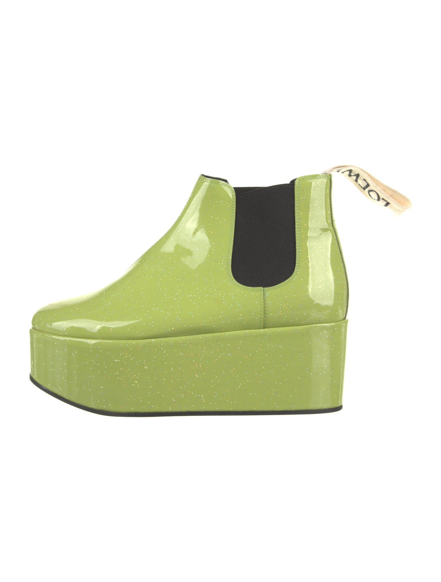 Loewe Patent Leather Chelsea Boots