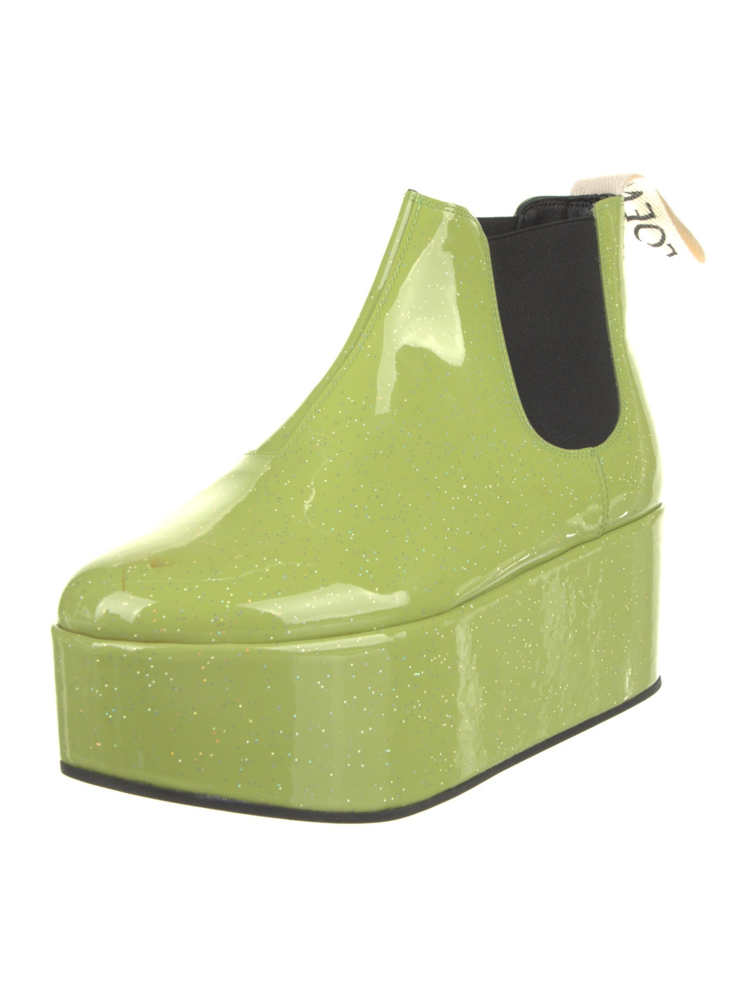 Loewe Patent Leather Chelsea Boots