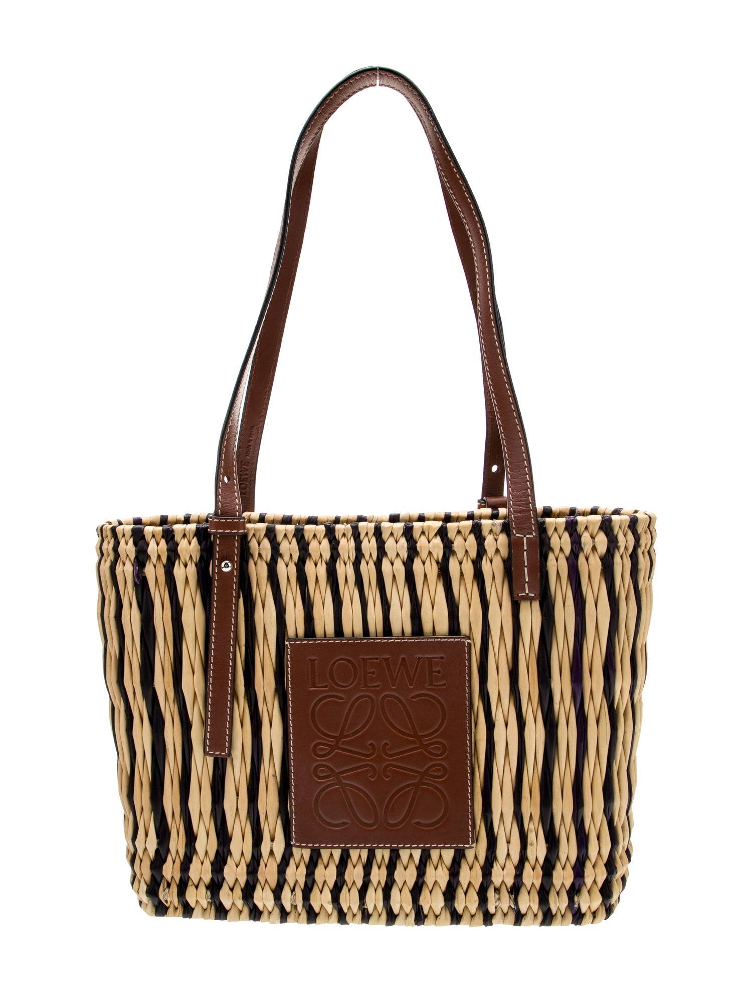 Loewe Small Square Basket Bag - Neutrals Totes, Handbags