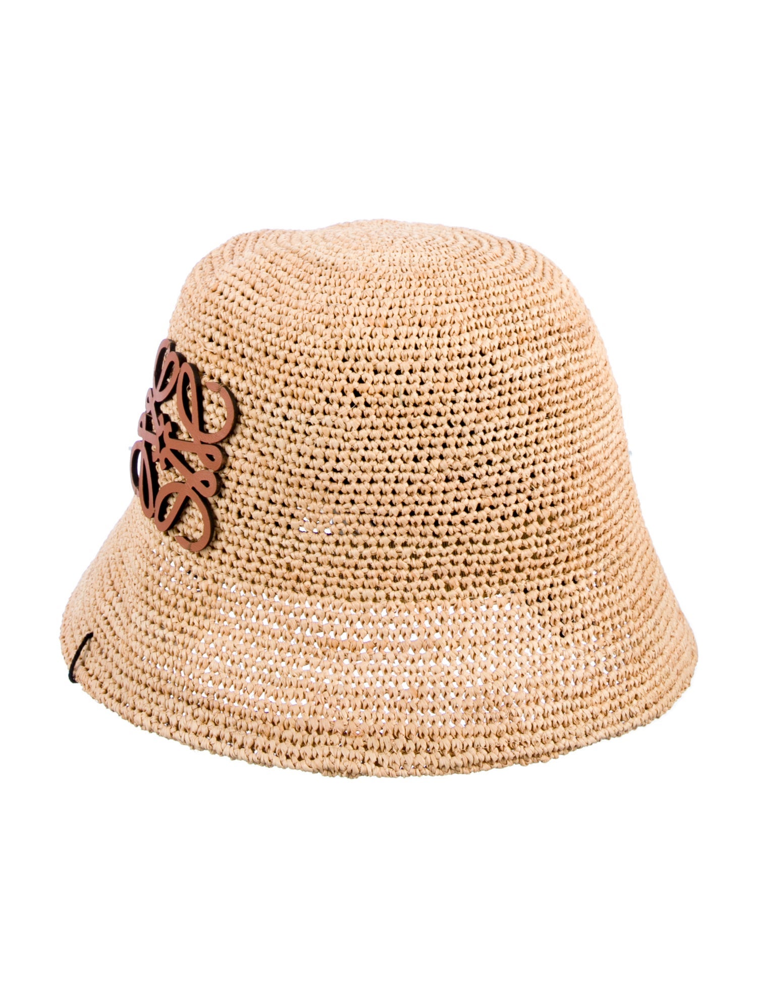 【LOEWE】 Jasmine raffia bucket hat Loewe Raffia Bucket Hat - Neutrals Hats, Accessories