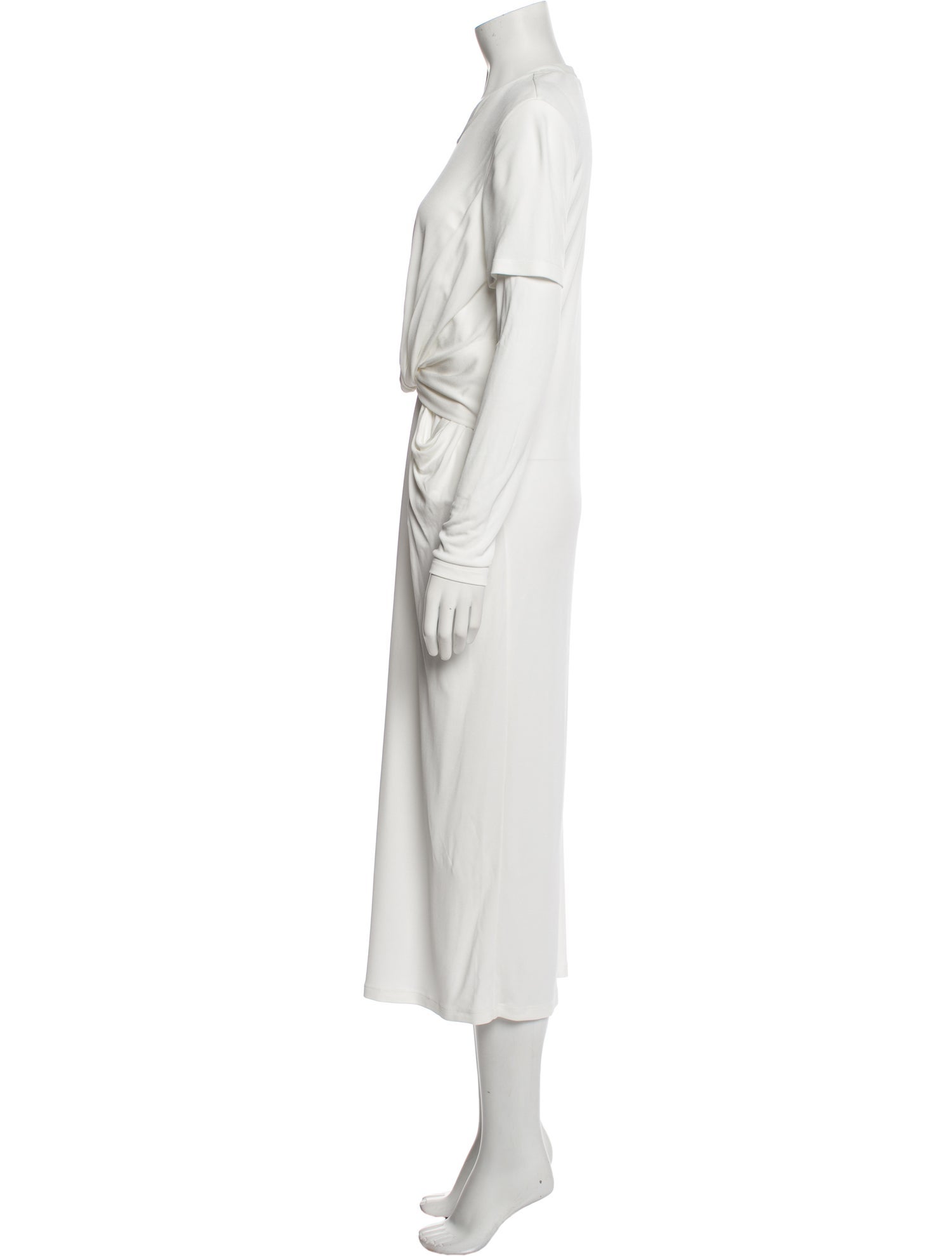 Loewe Crew Neck Midi Length Dress