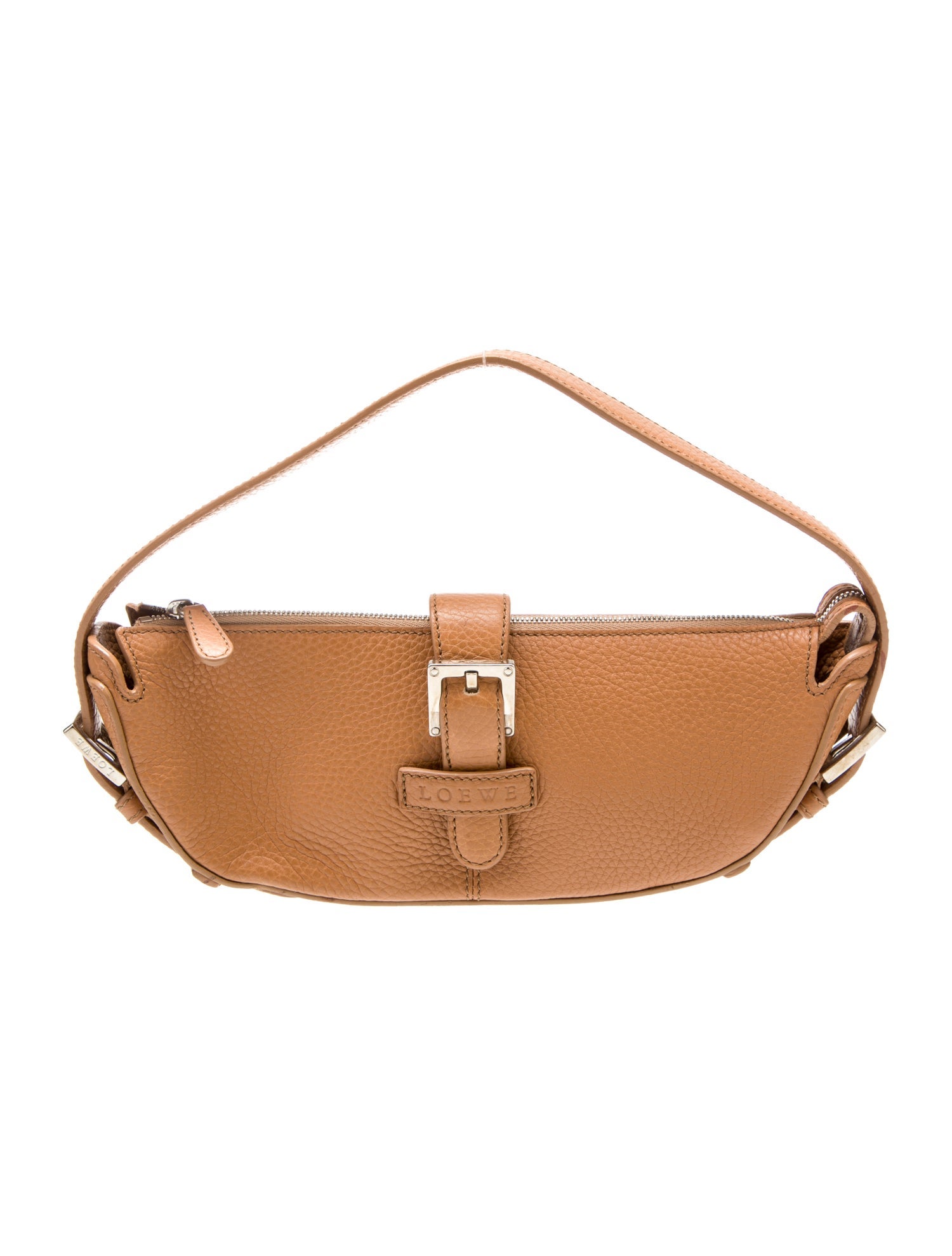 Loewe Leather Top Handle Bag Vintage Neutrals Handle Bags, Handbags