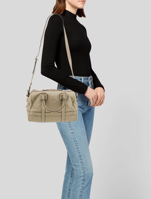 Loewe Leather Top Handle Bag 30