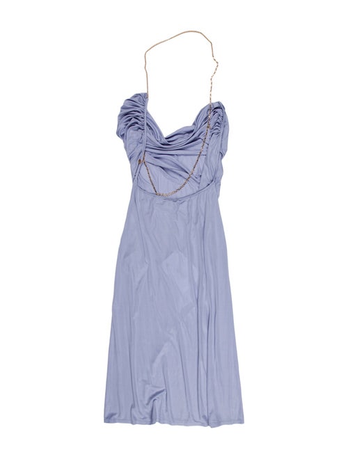 Loewe Chain Draped Midi Length Dress