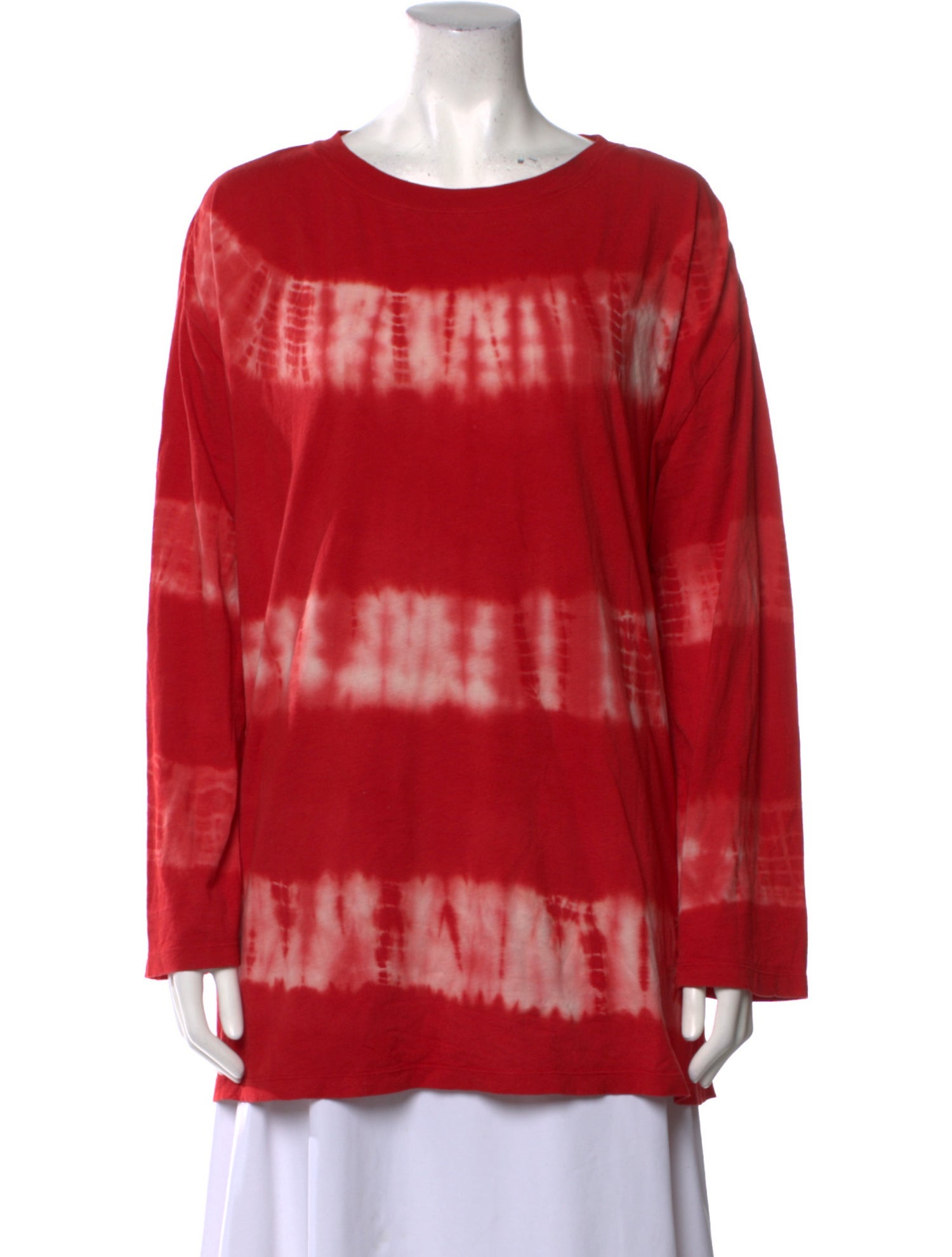 Loewe Tie-Dye Print Scoop Neck Tunic
