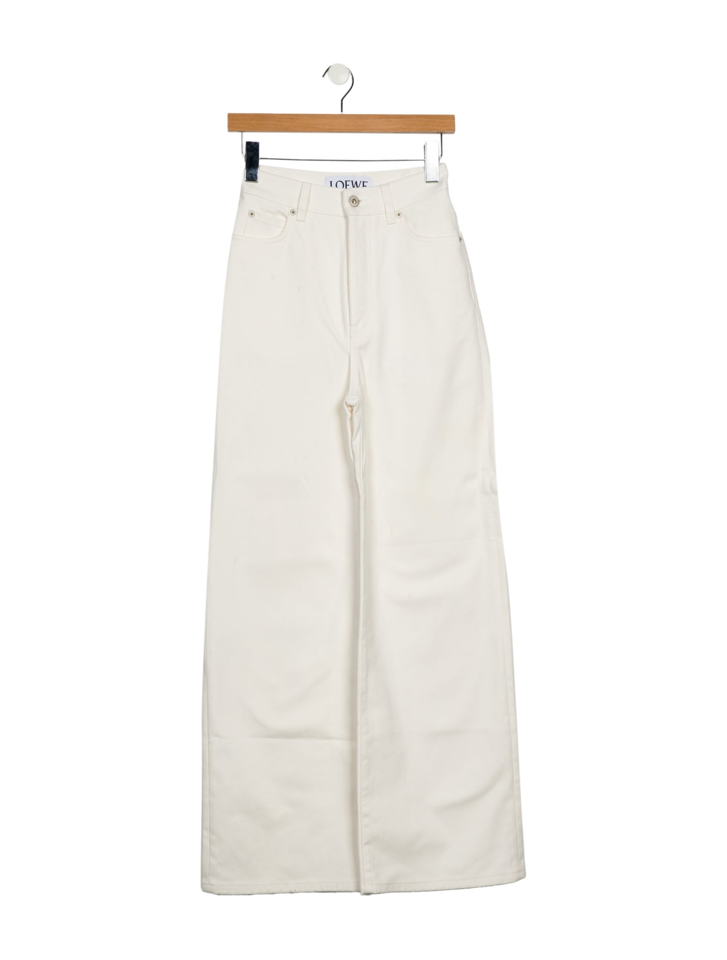 24SS new/LOEWE リラックスストレートジーンズ Jeans White Shop Loewe - LOEWE x Paula's Ibiza Barrel-Leg Jeans | Saks