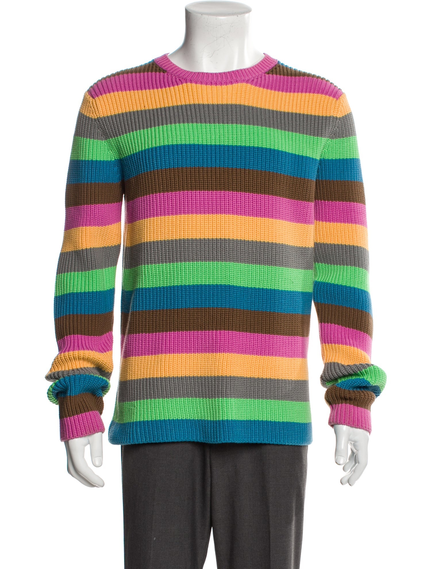Loewe Striped Crew Neck Pullover