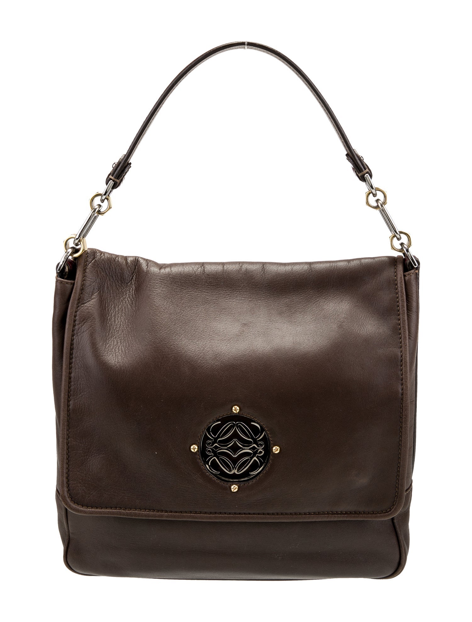 Loewe Leather Top Handle Bag