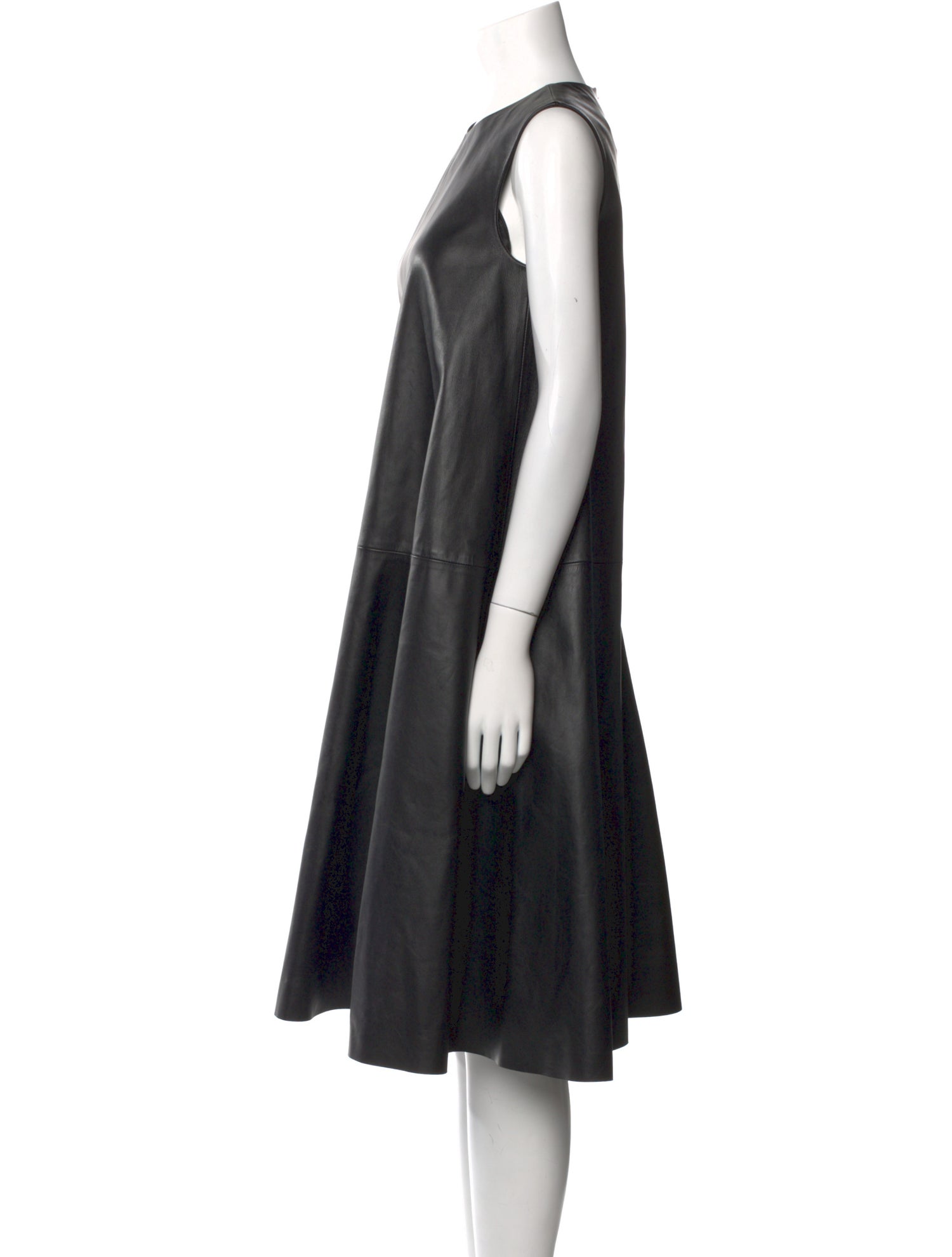 Loewe Leather Midi Length Dress