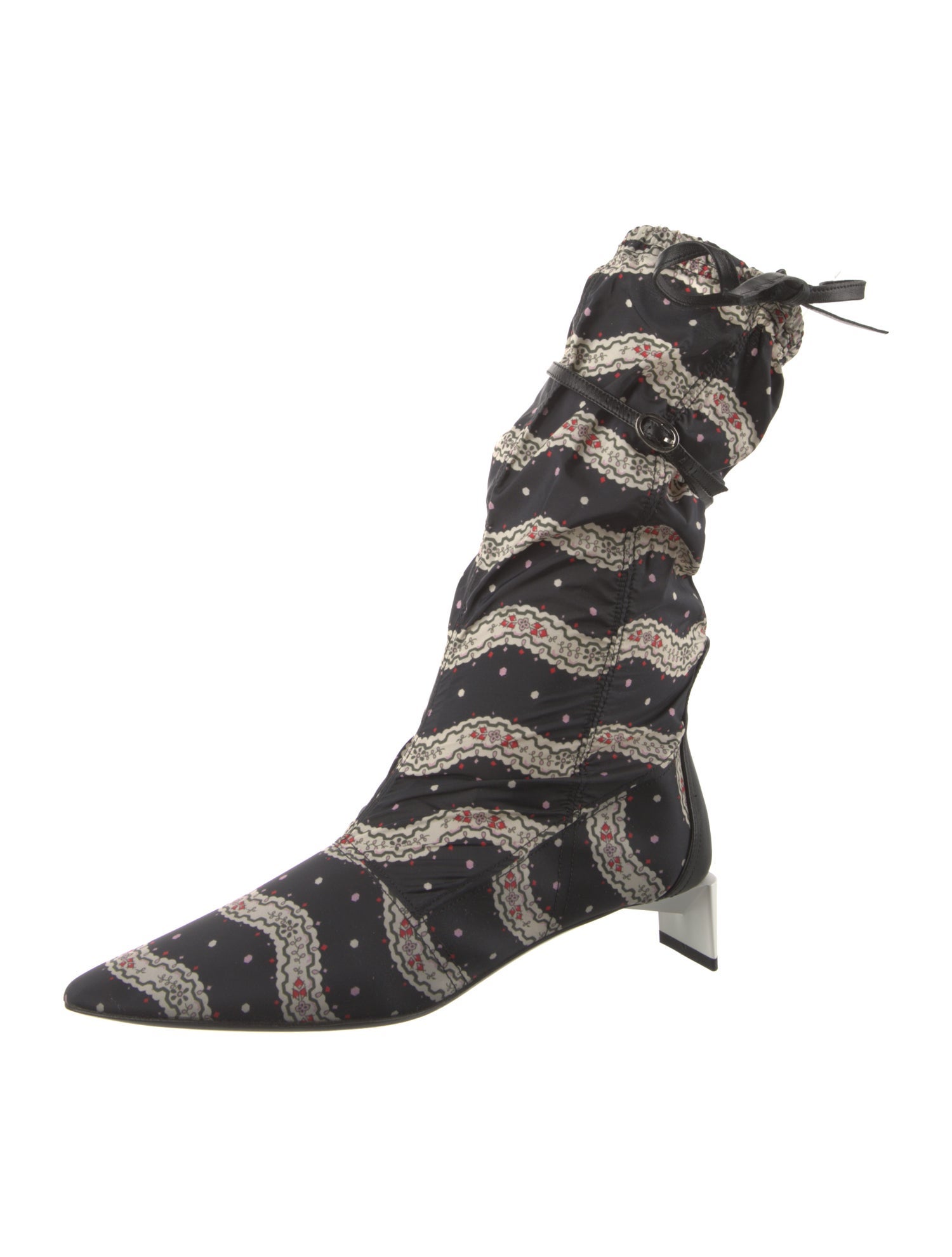 Loewe Nylon Printed Combat Boots