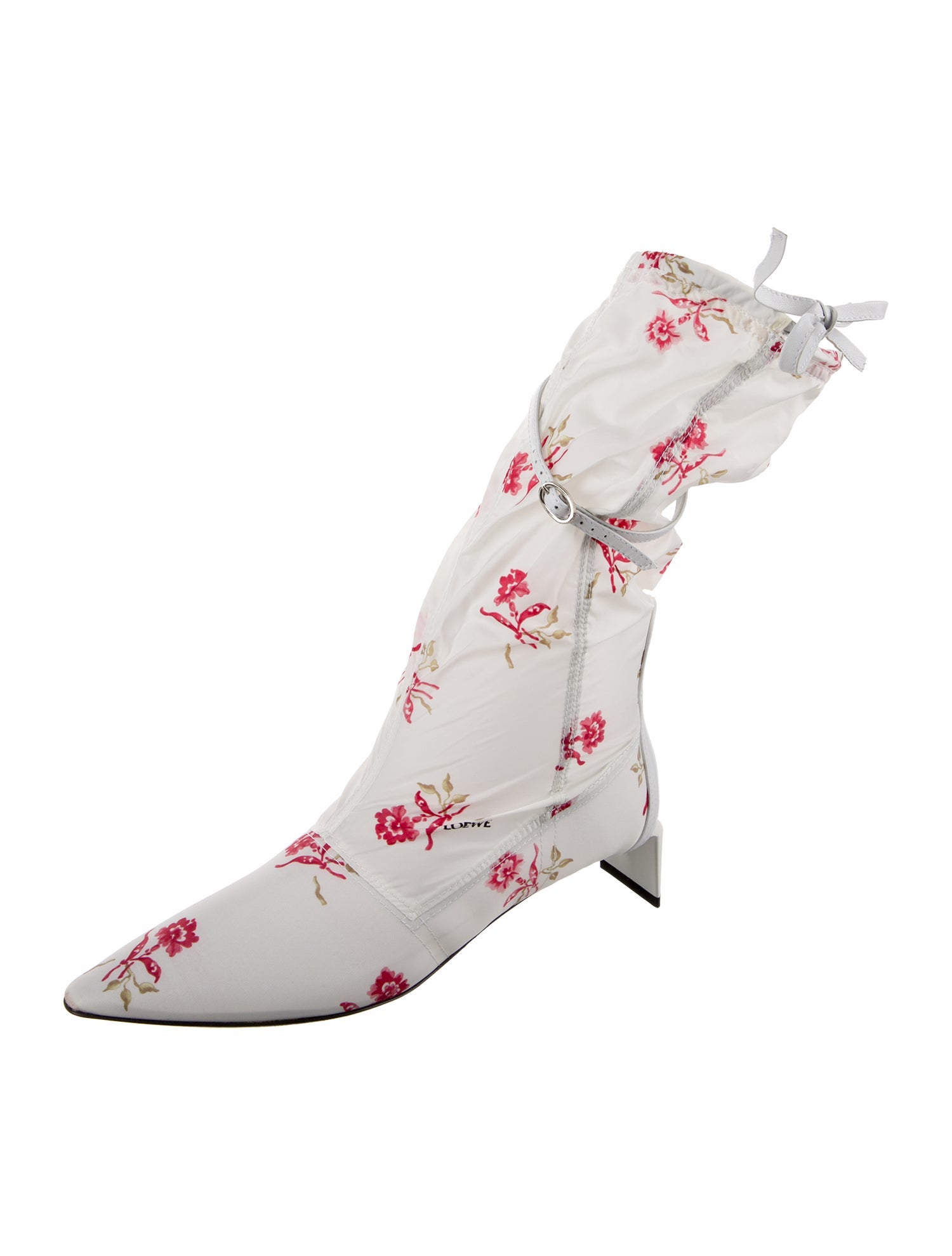 Loewe Nylon Floral Print Sock Boots