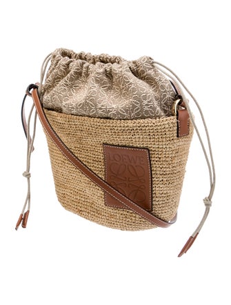 Loewe Raffia Bucket Bag 2022
