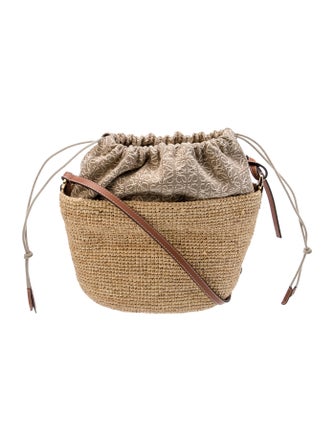 Loewe Raffia Bucket Bag 2022
