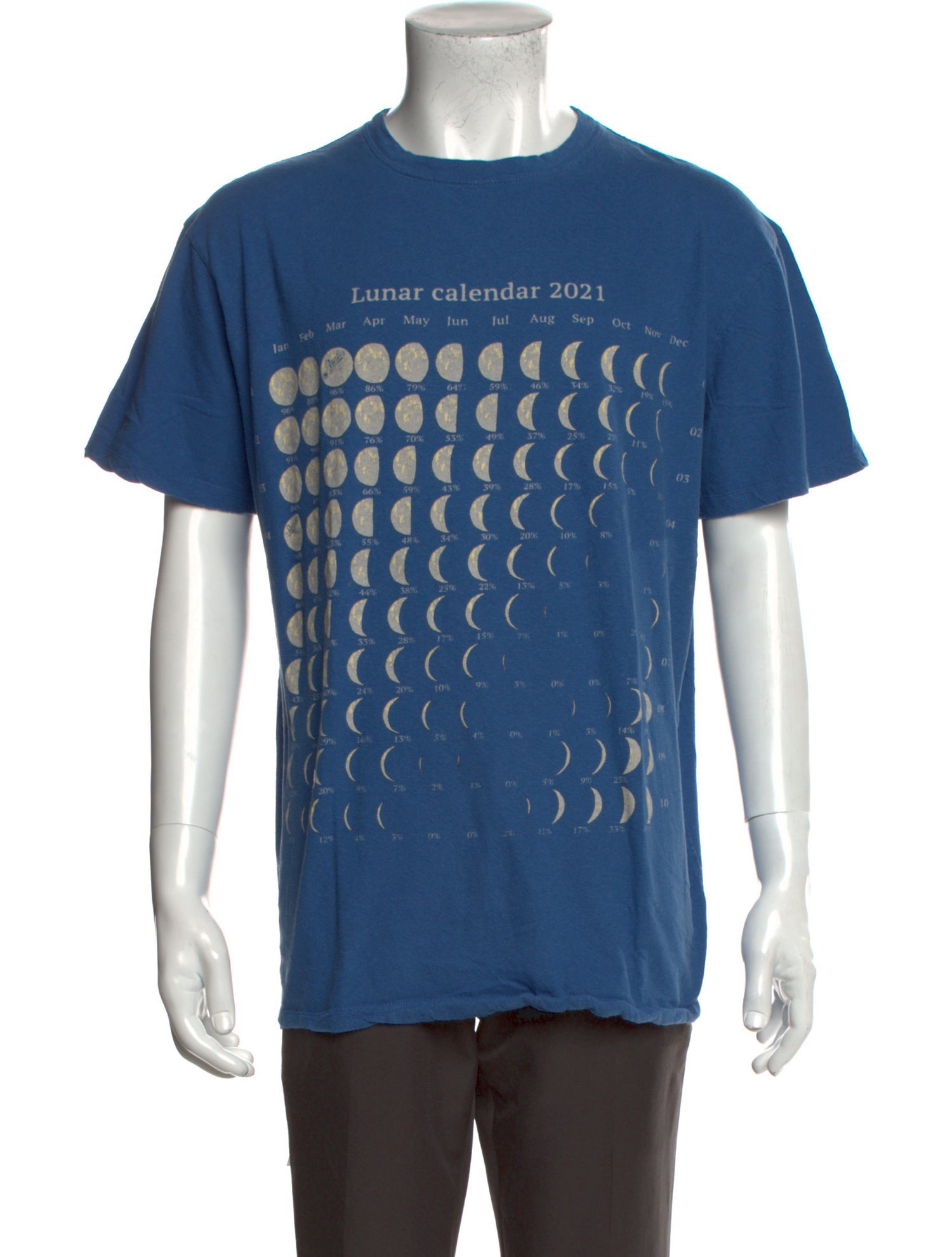 Loewe Lunar Calendar 2021 Graphic Print T-Shirt