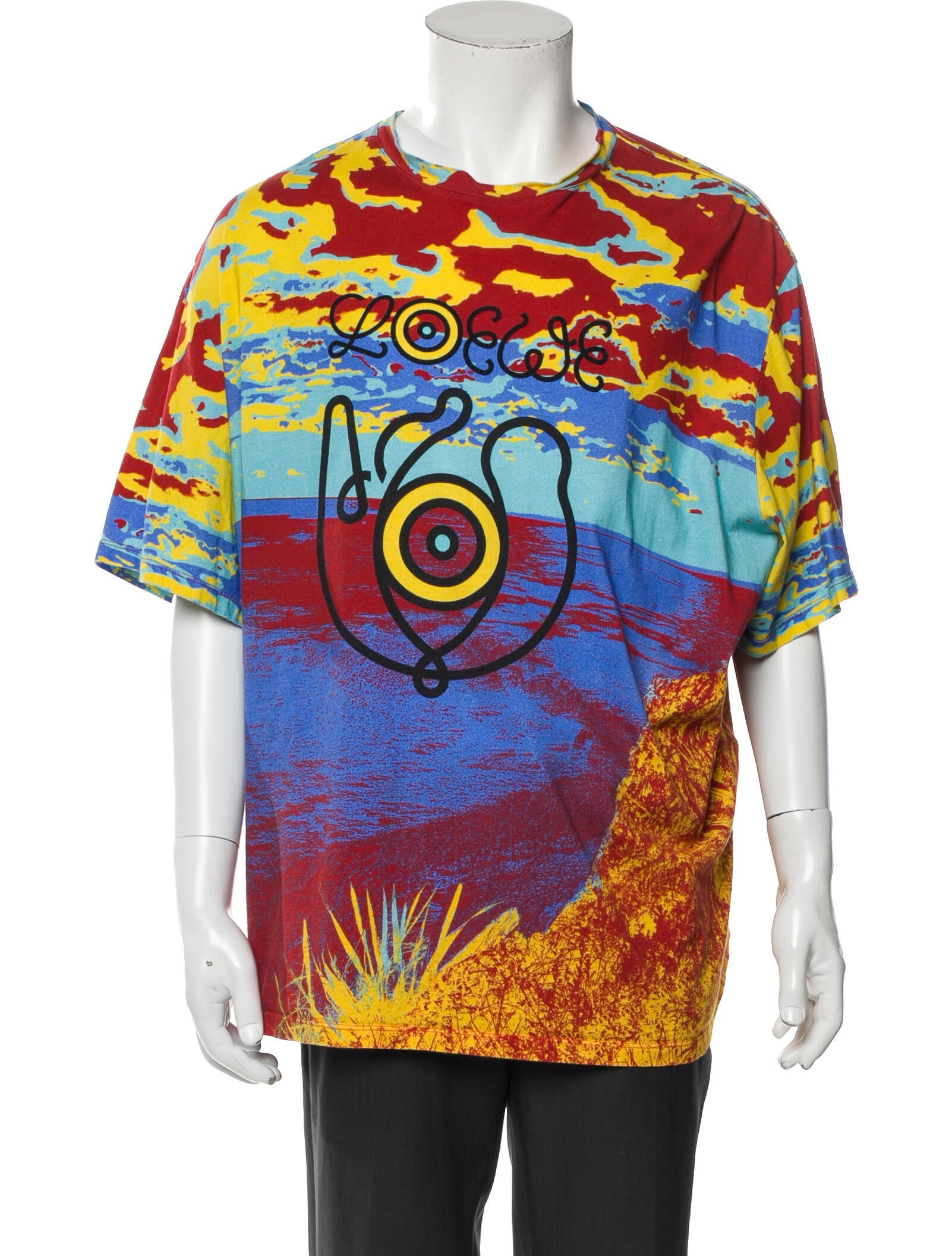 Loewe Printed Crew Neck T-Shirt