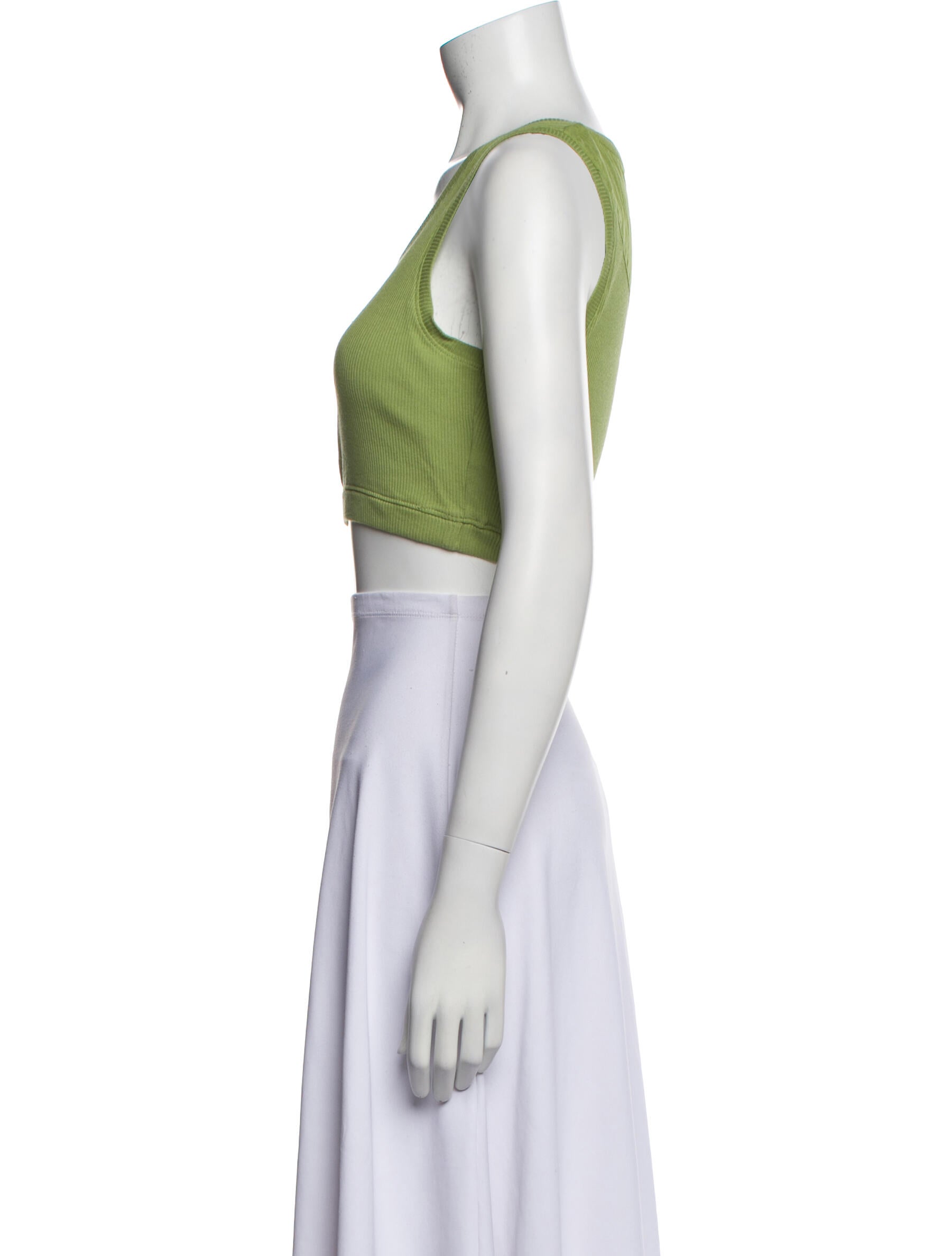 Loewe Anagram Scoop Neck Crop Top