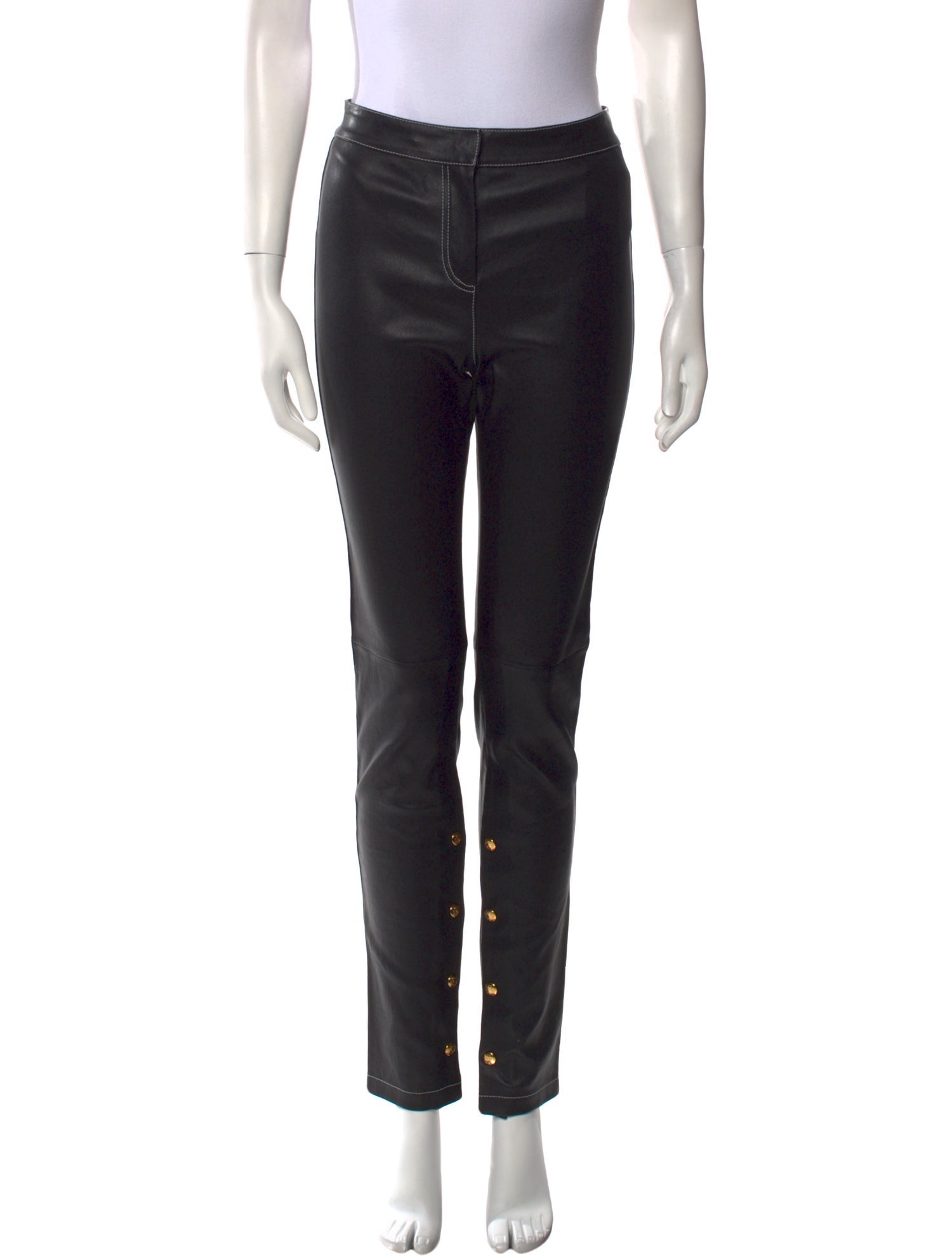 Loewe Leather Skinny Leg Pants