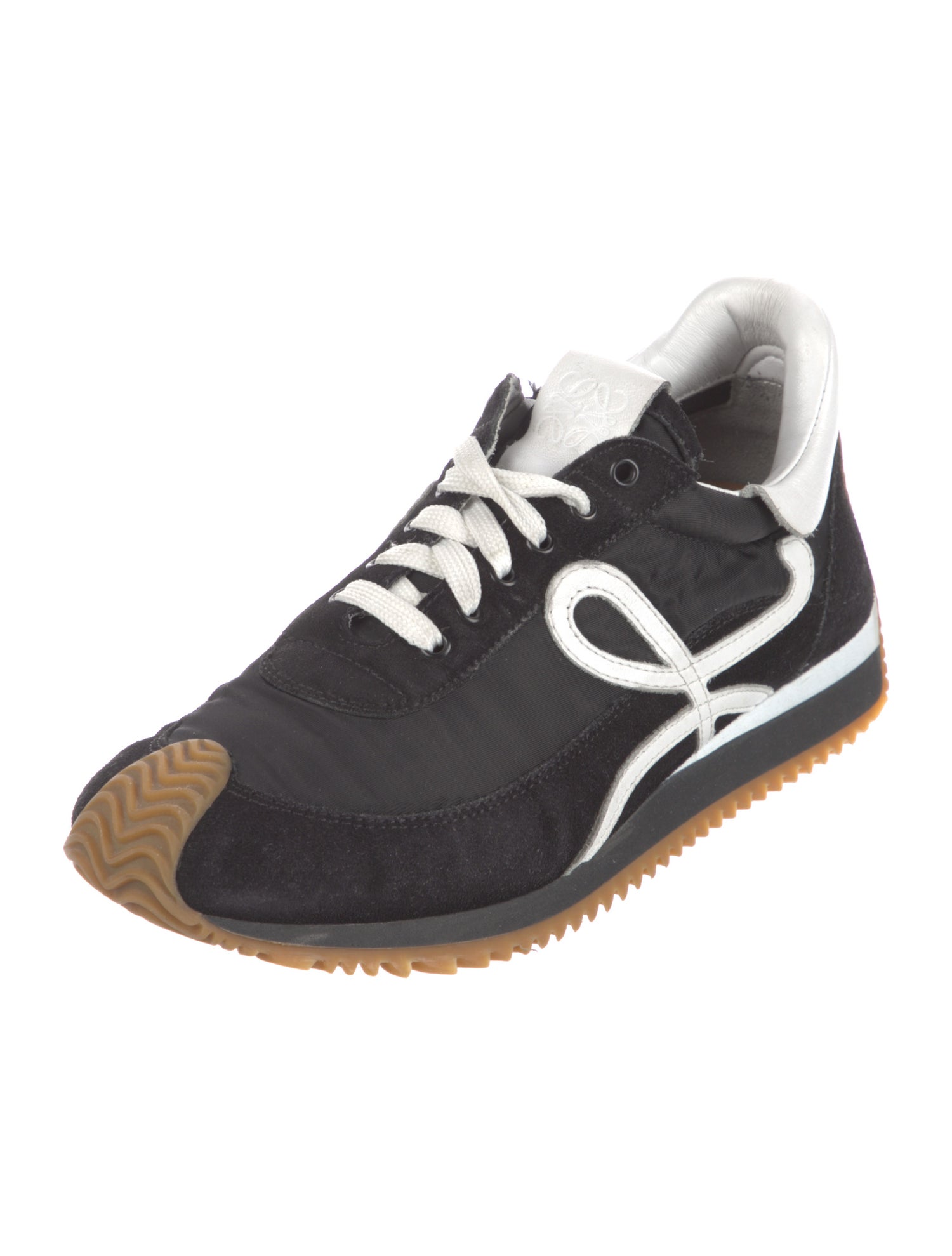 Loewe Suede Printed Athletic Sneakers