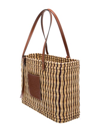 Loewe Raffia Square Basket