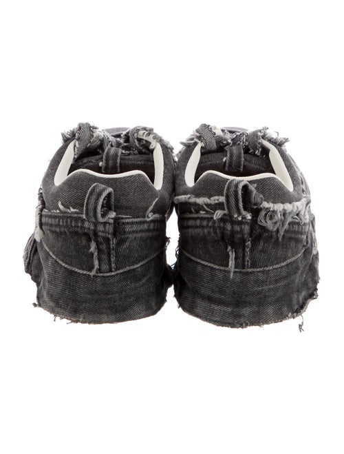 Loewe Denim Raw-Edge Trim Sneakers